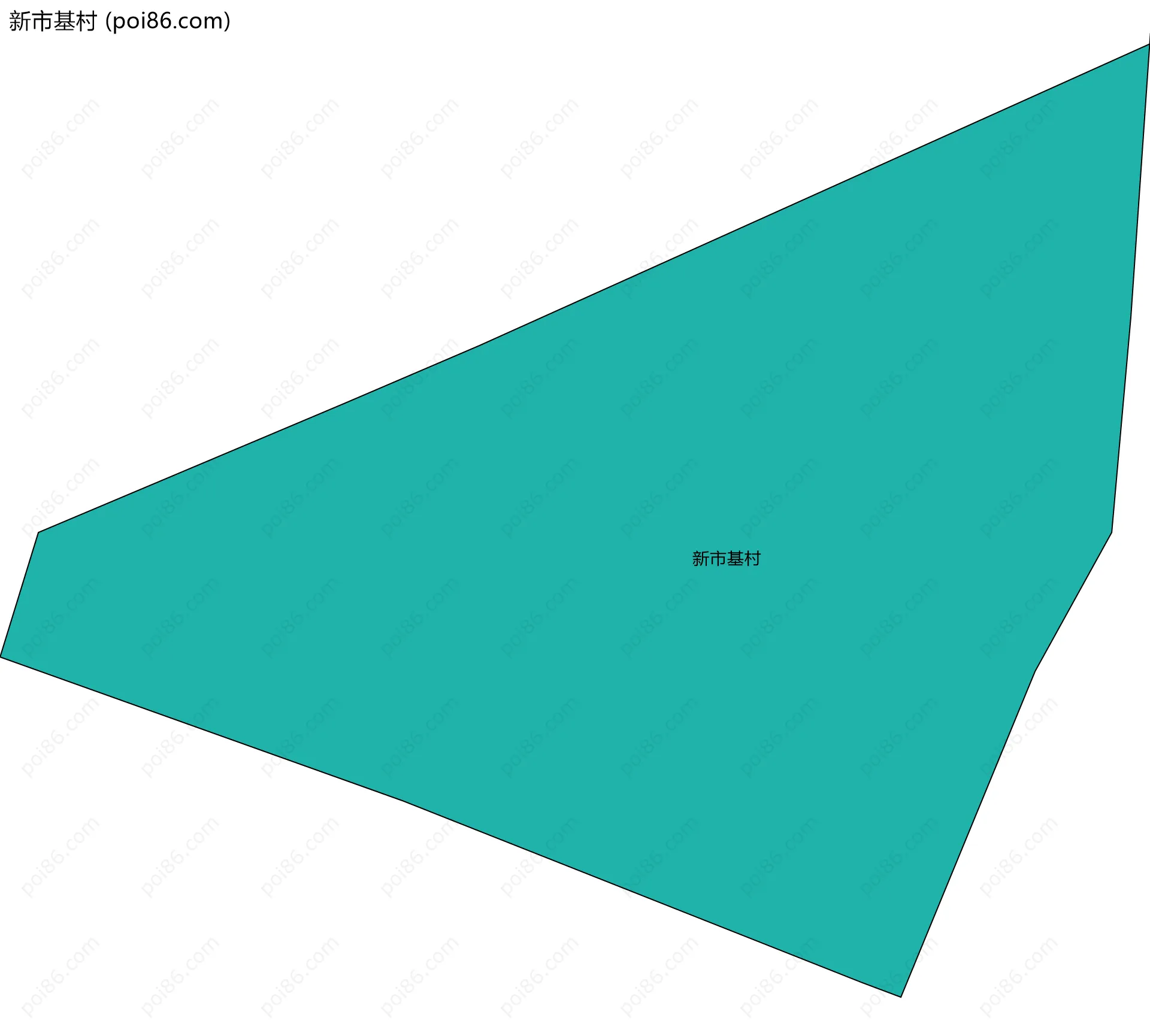 新市基村边界地图