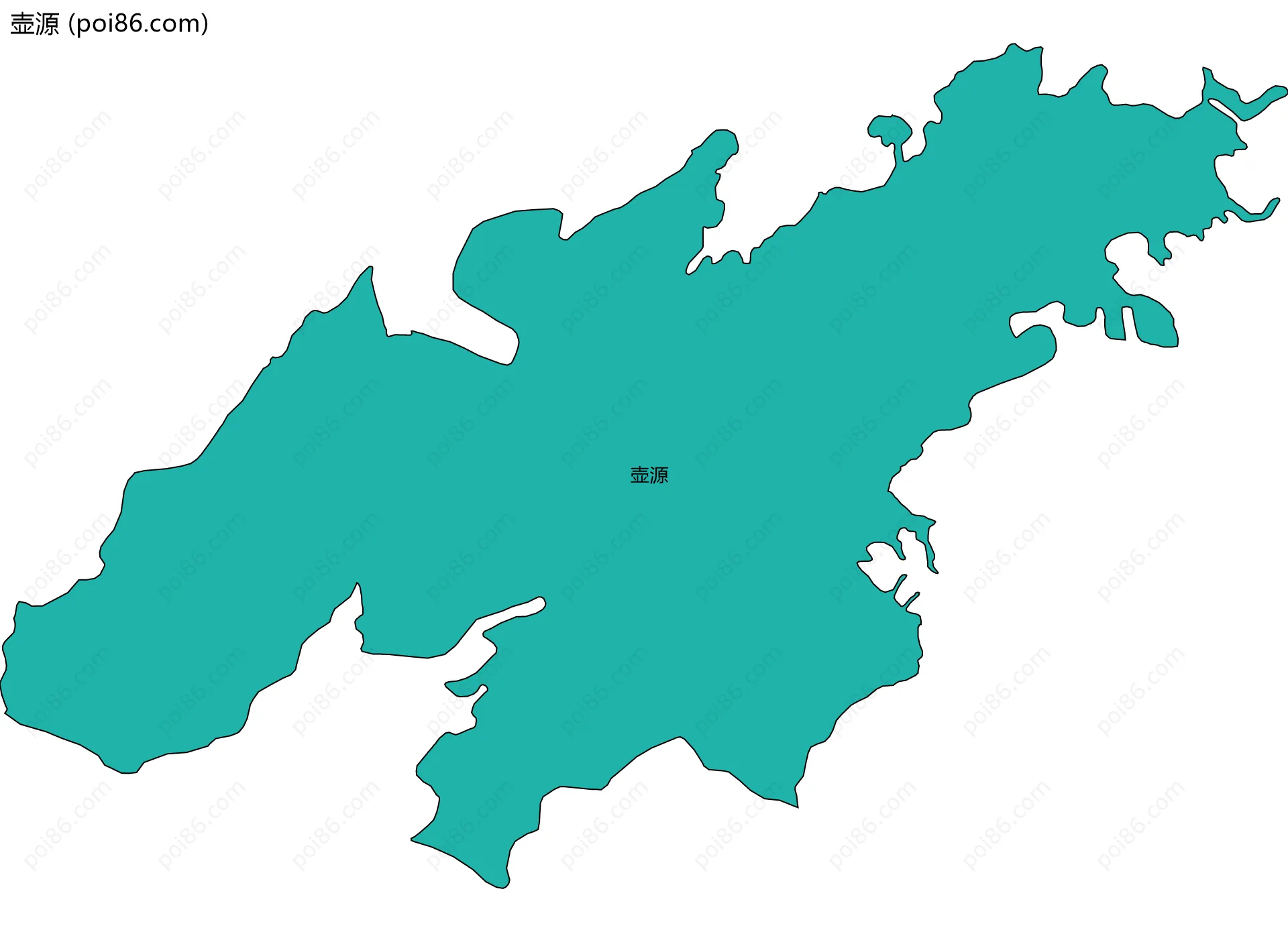 壶源边界地图