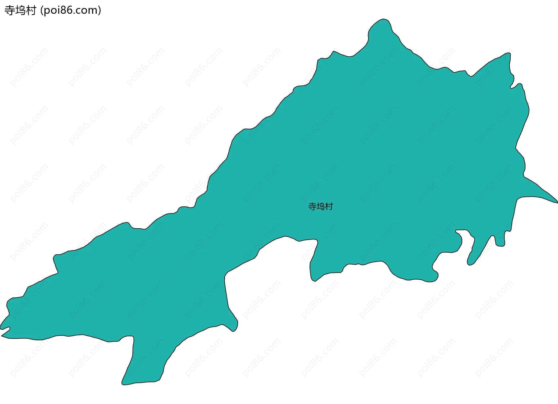 寺坞村边界地图
