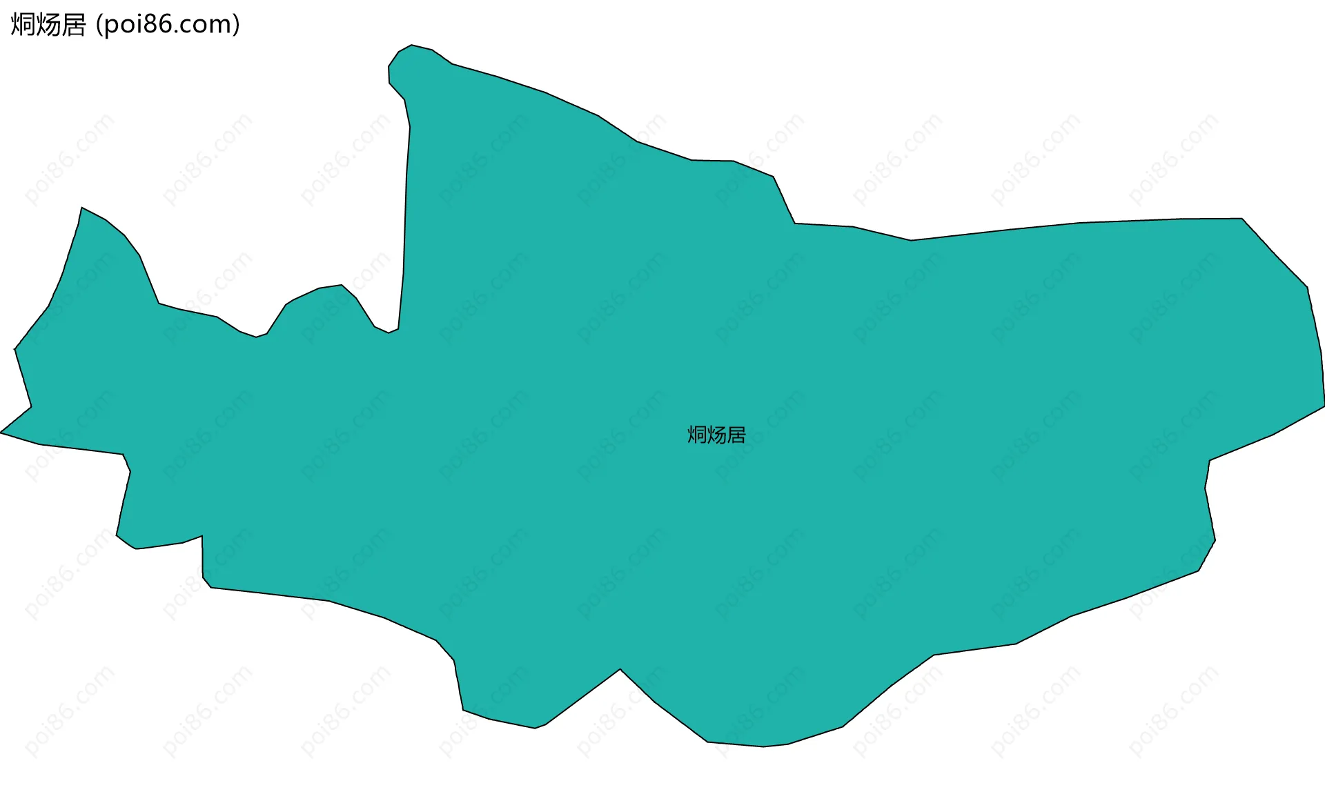 烔炀居边界地图