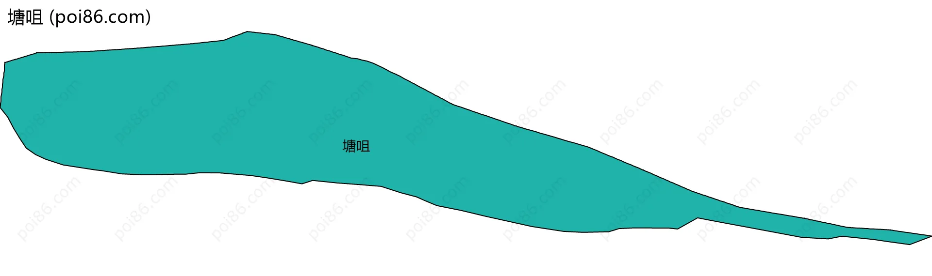 塘咀边界地图