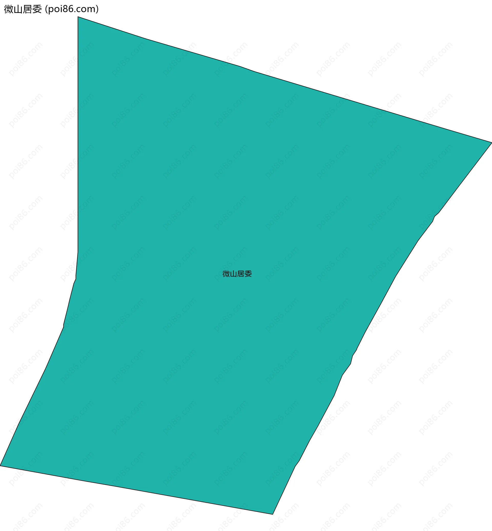 微山居委边界地图