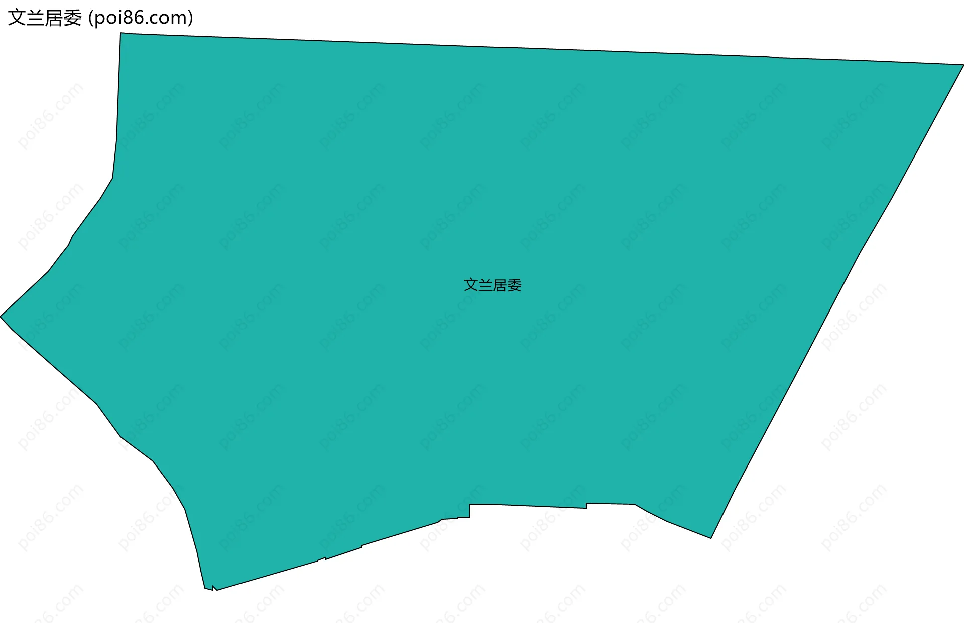文兰居委边界地图