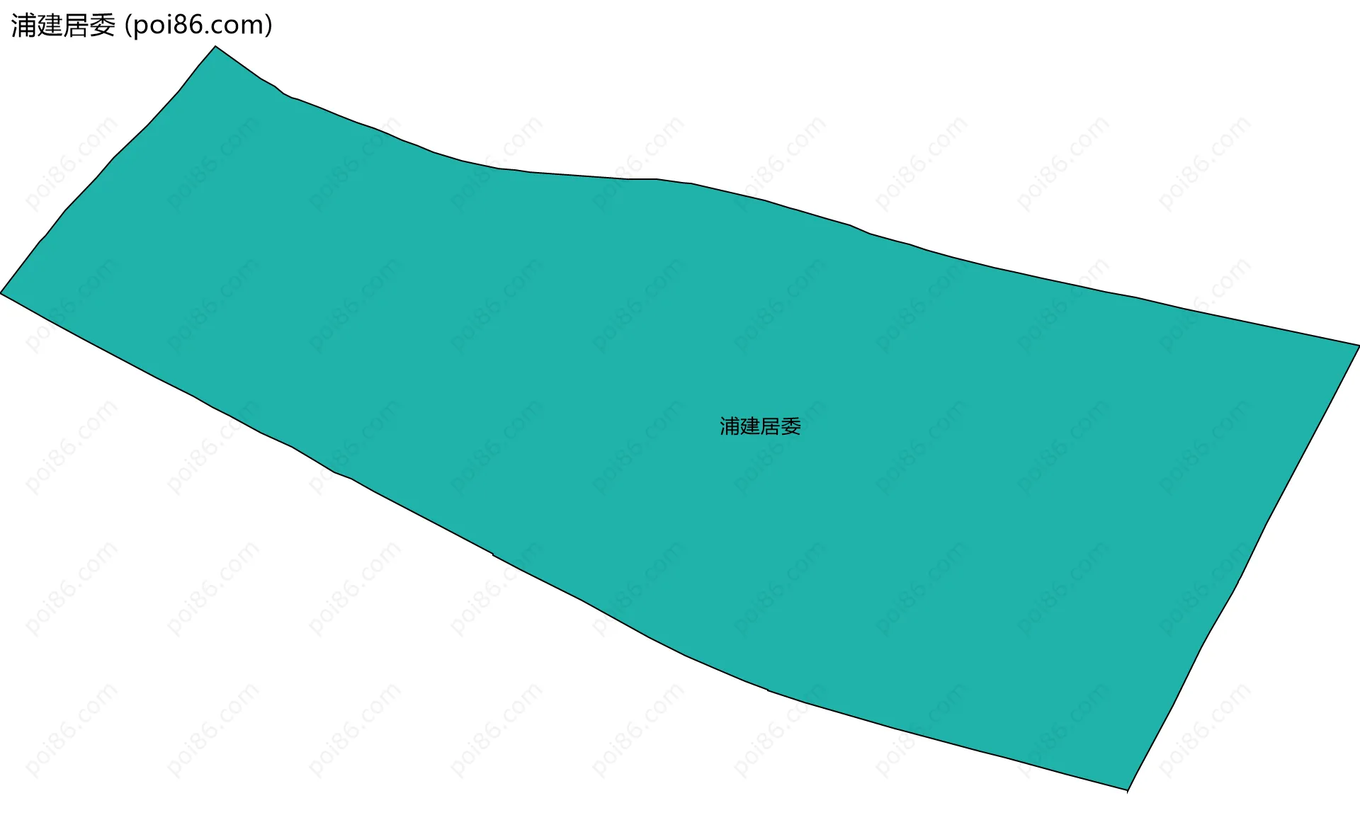 浦建居委边界地图