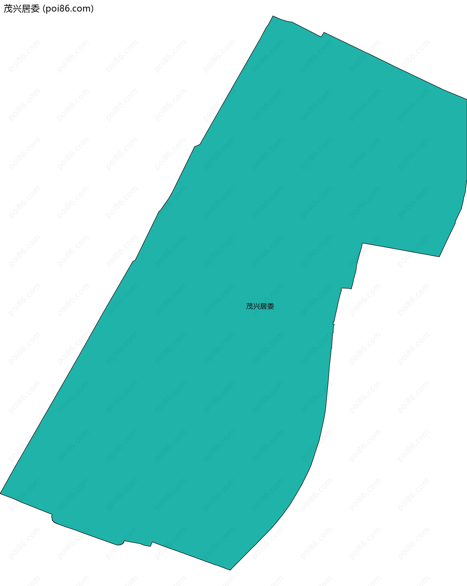 茂兴居委边界地图