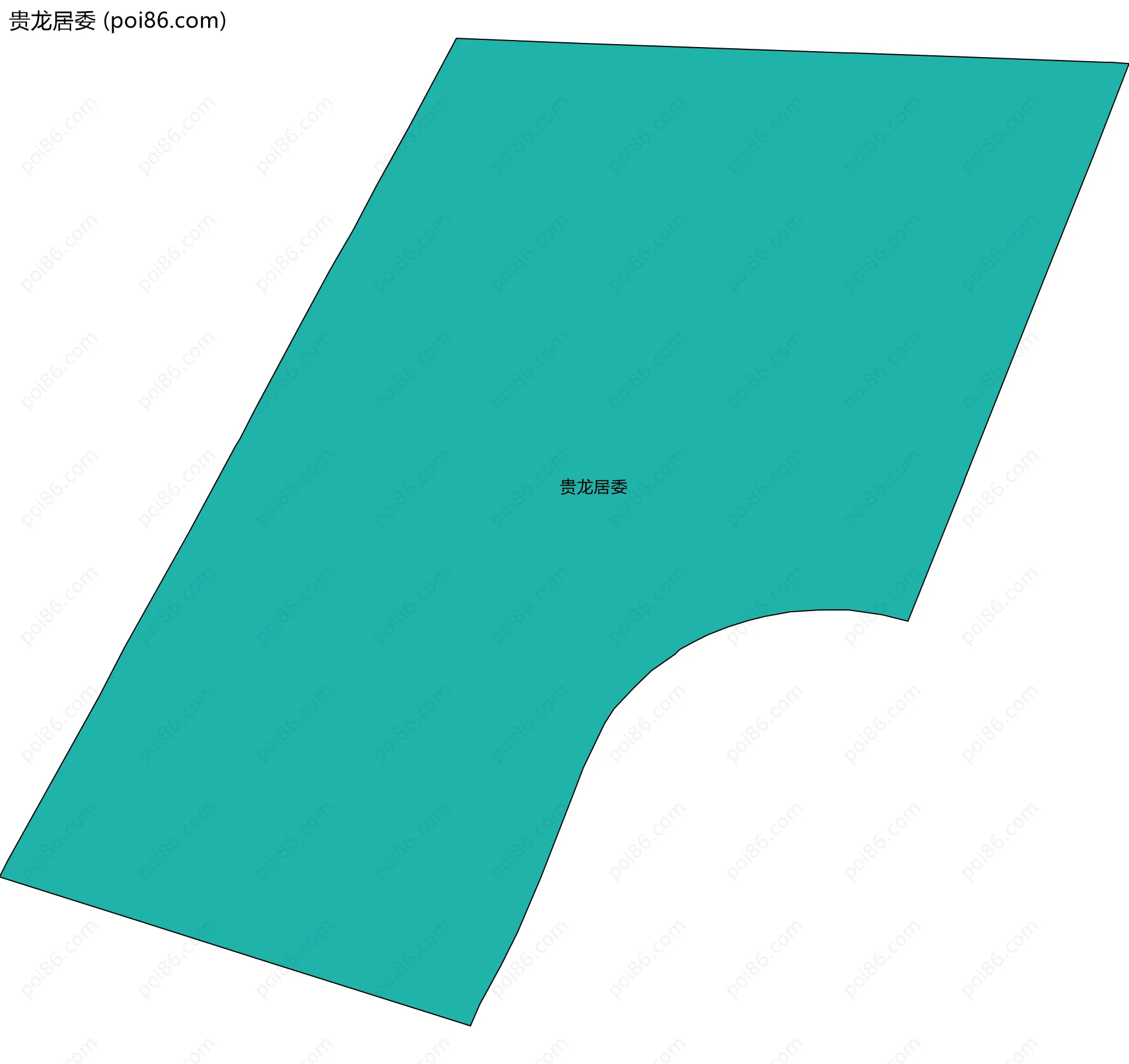 贵龙居委边界地图