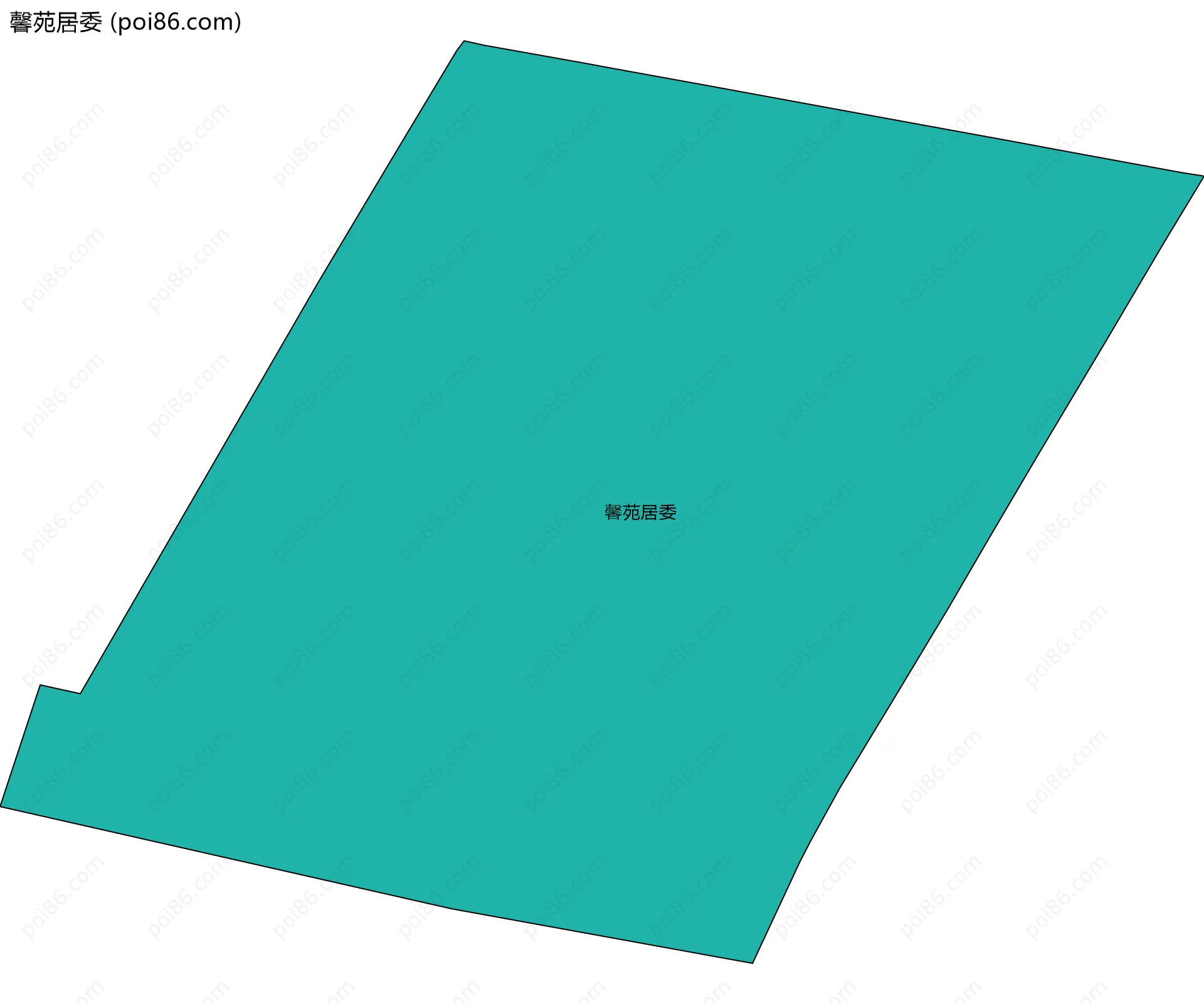 馨苑居委边界地图