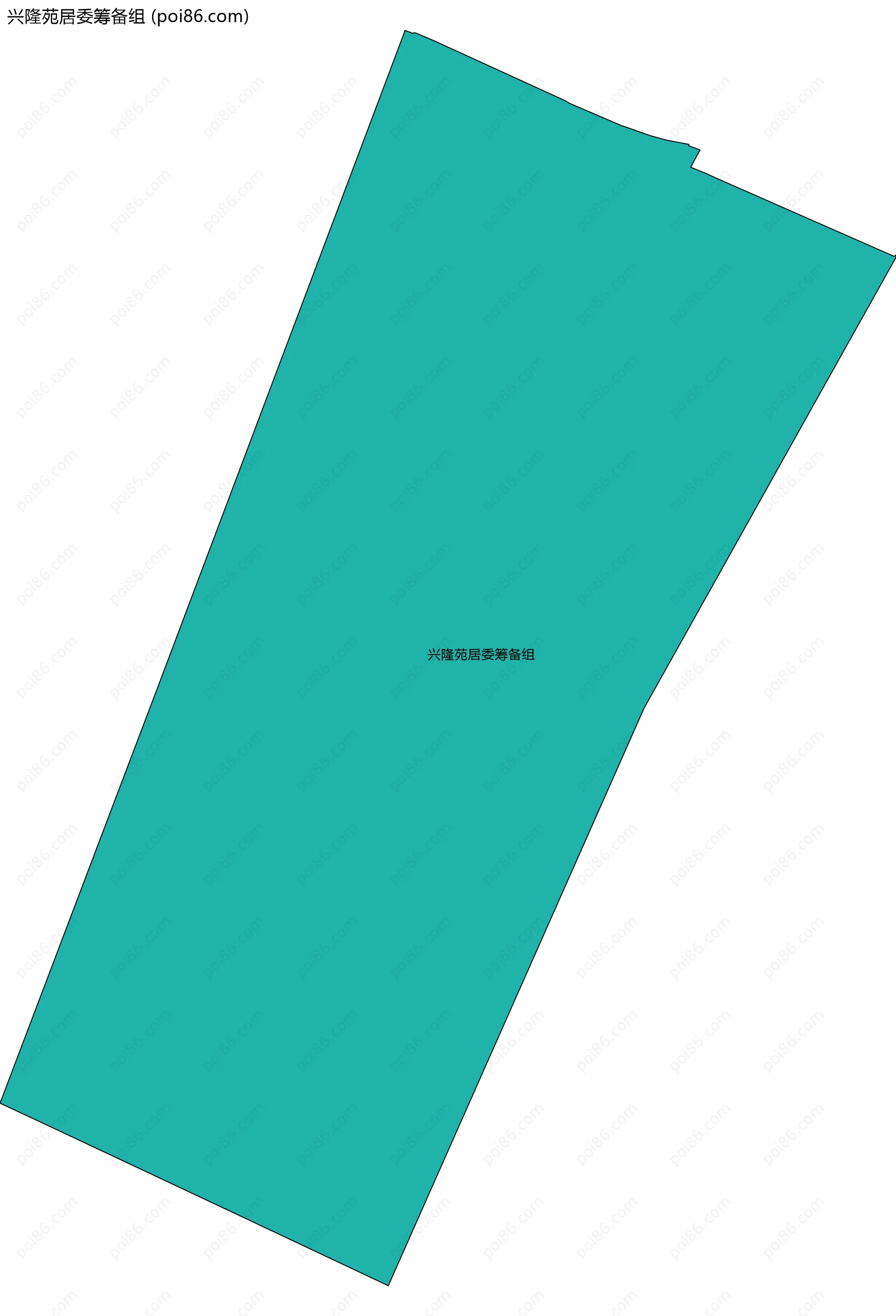 兴隆苑居委筹备组边界地图