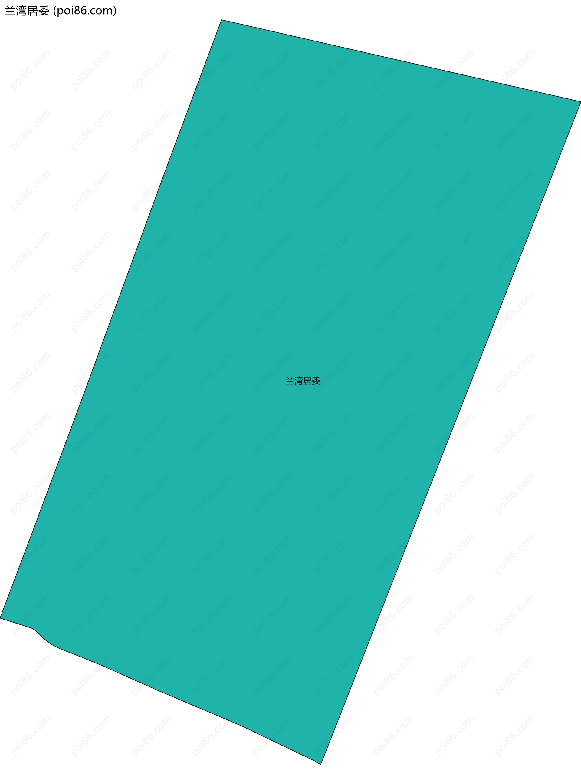 兰湾居委边界地图