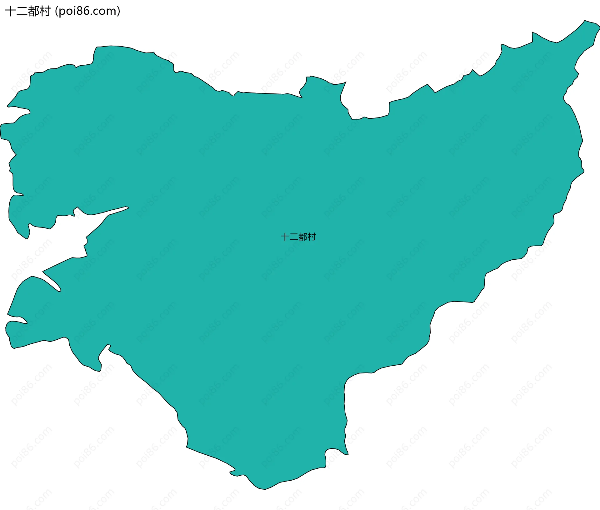 十二都村边界地图