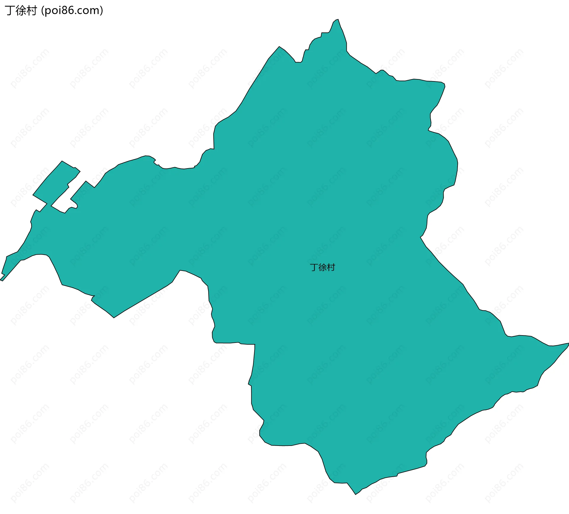 丁徐村边界地图