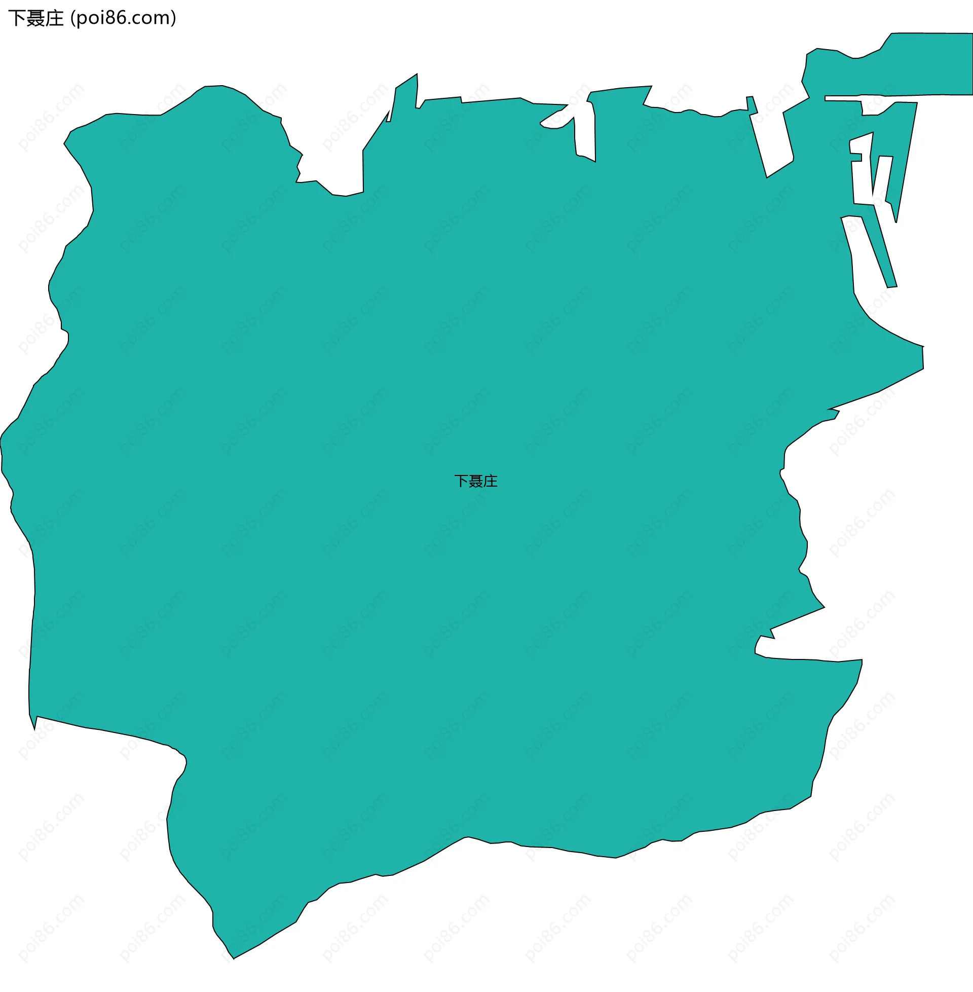 下聂庄边界地图