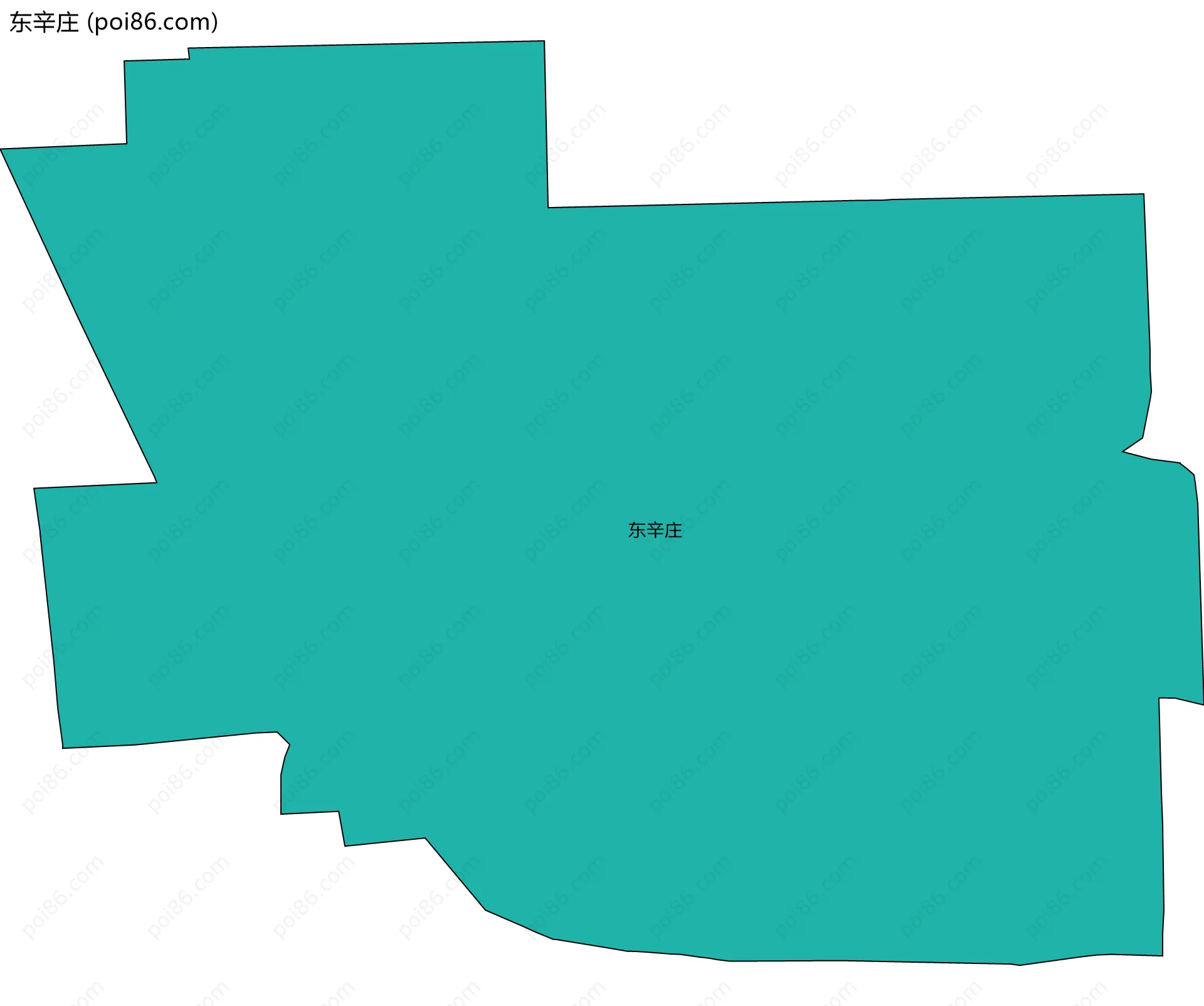 东辛庄边界地图
