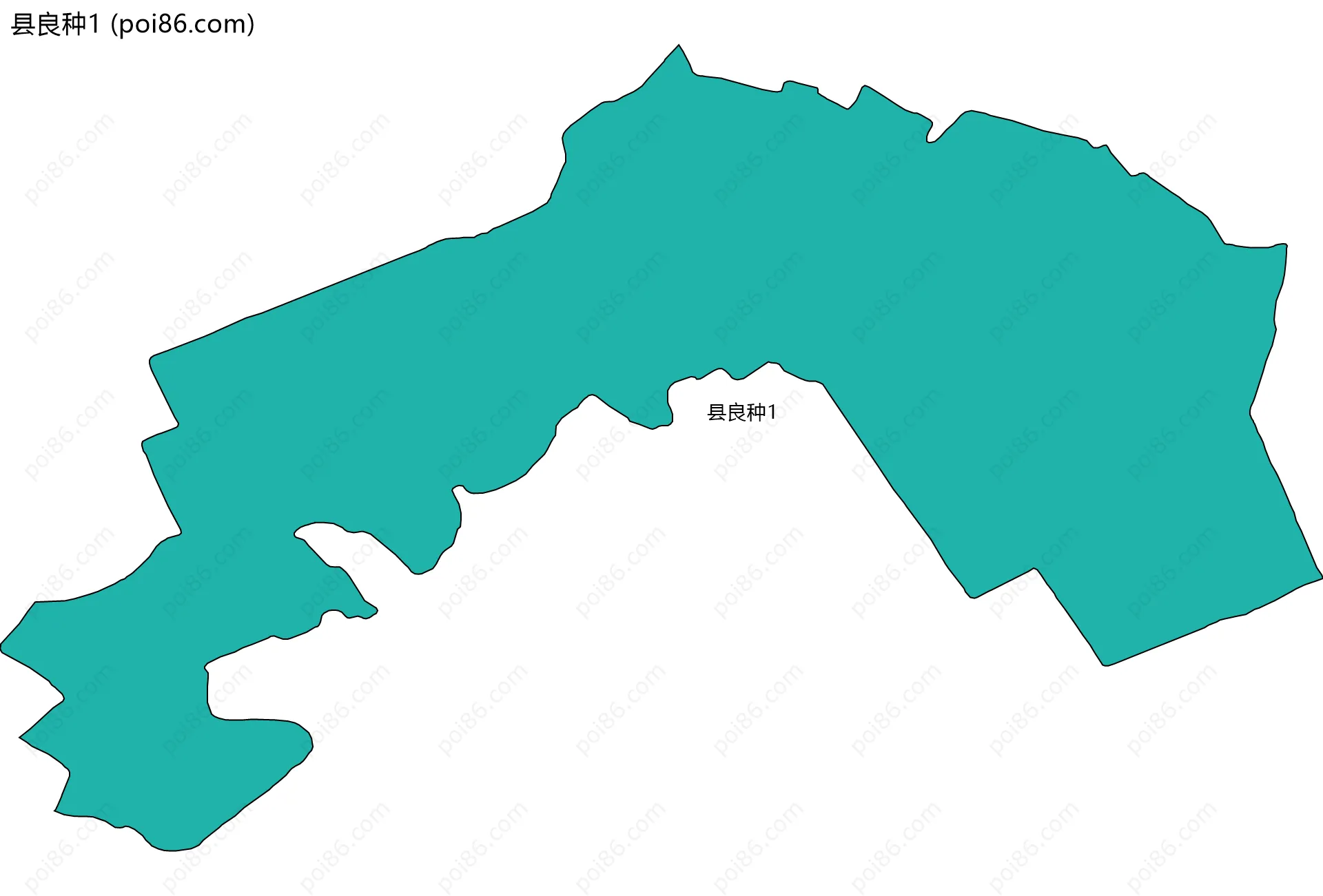 县良种1边界地图