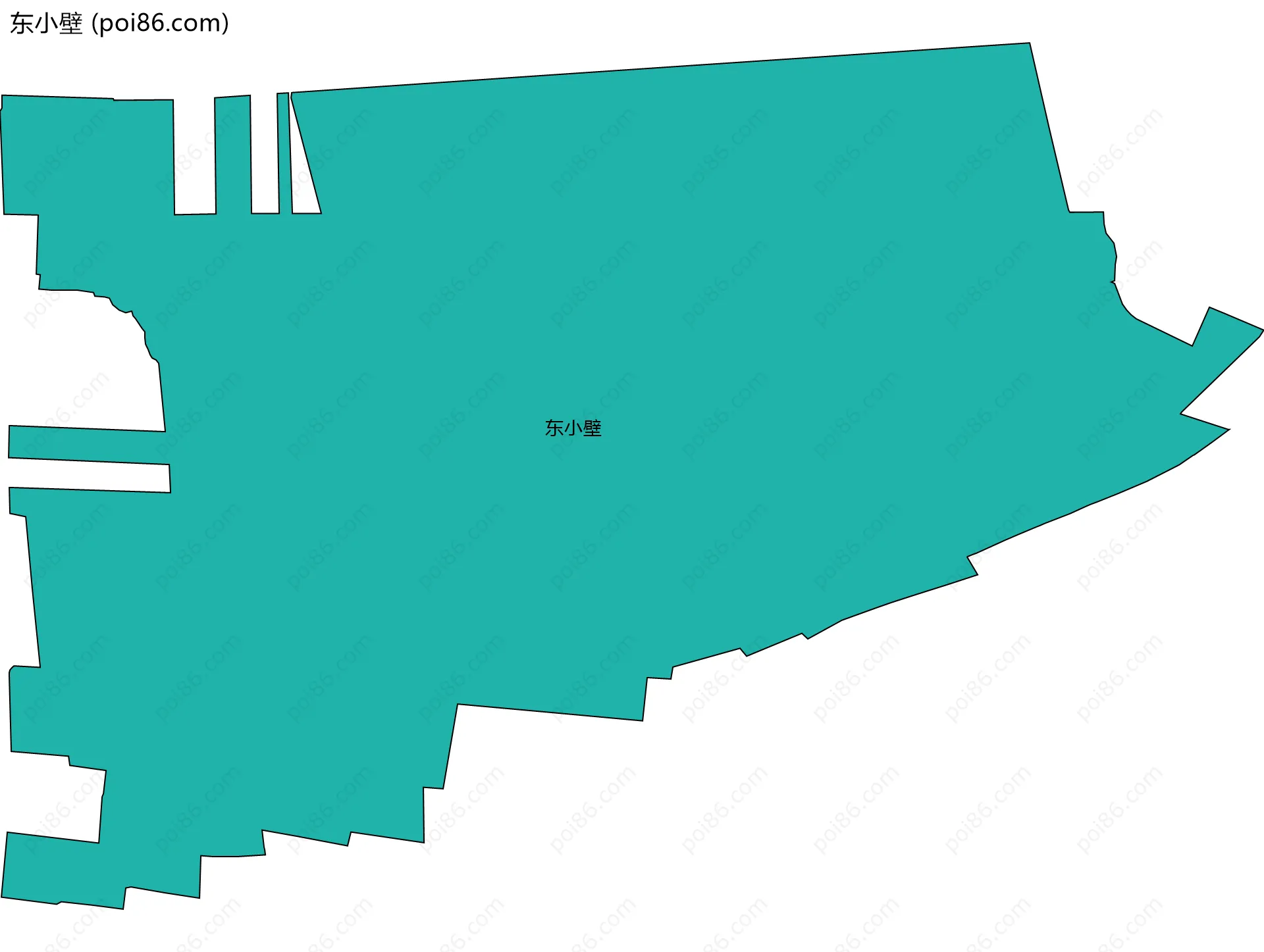 东小壁边界地图