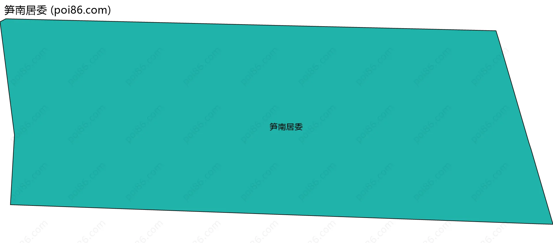 笋南居委边界地图