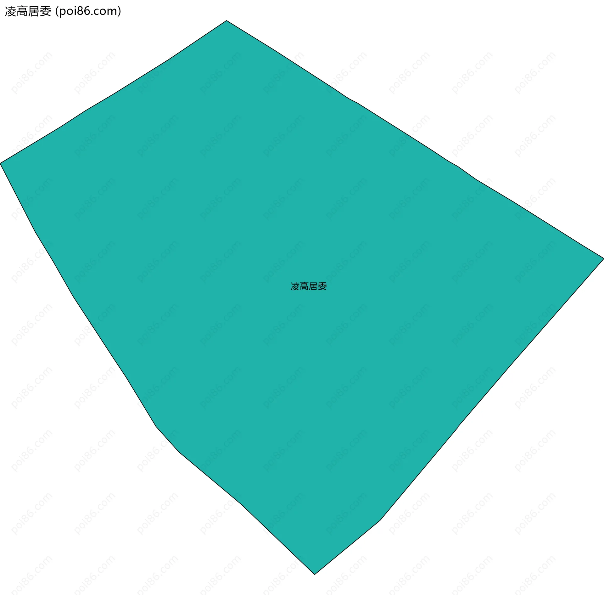 凌高居委边界地图