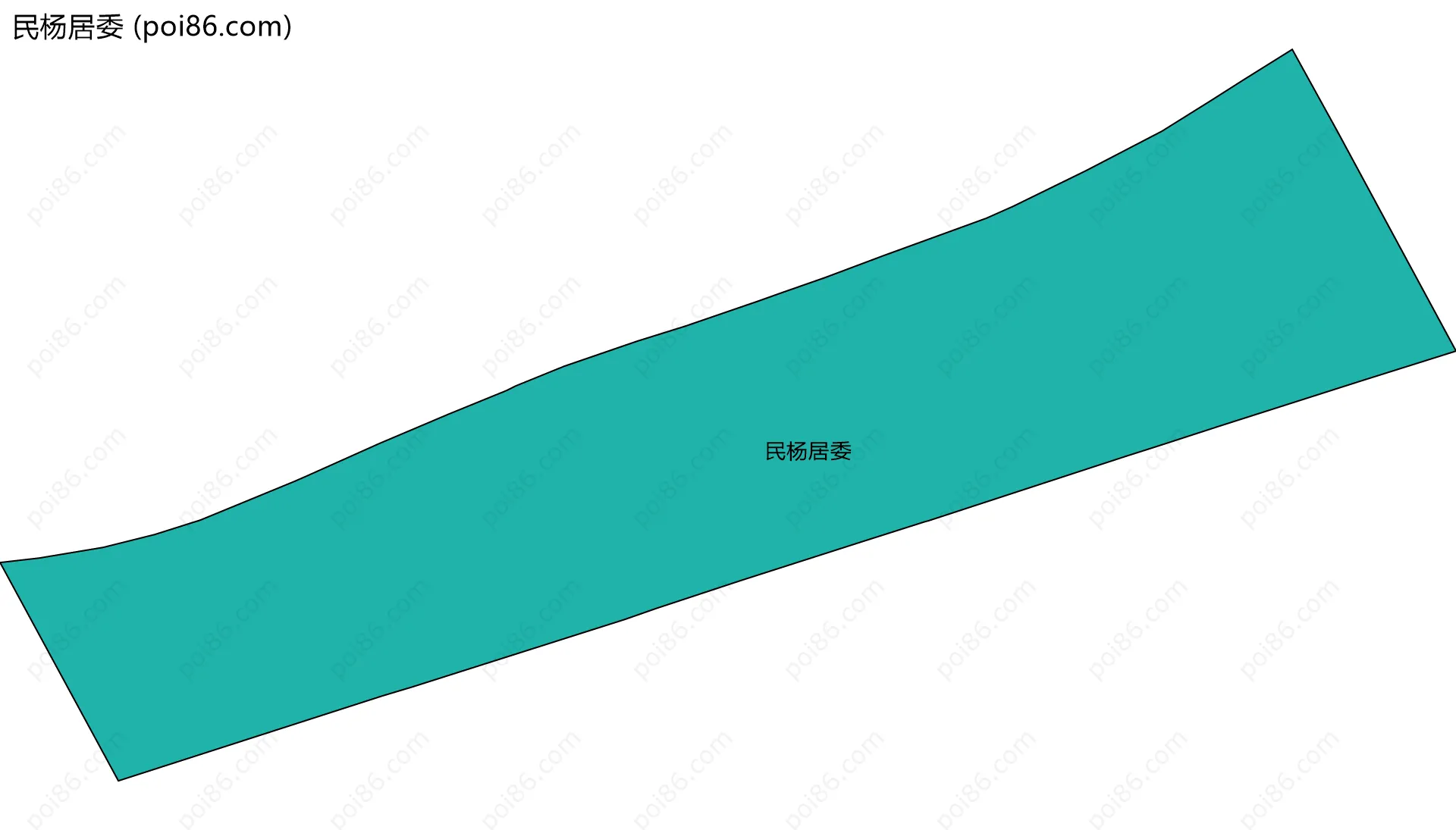 民杨居委边界地图