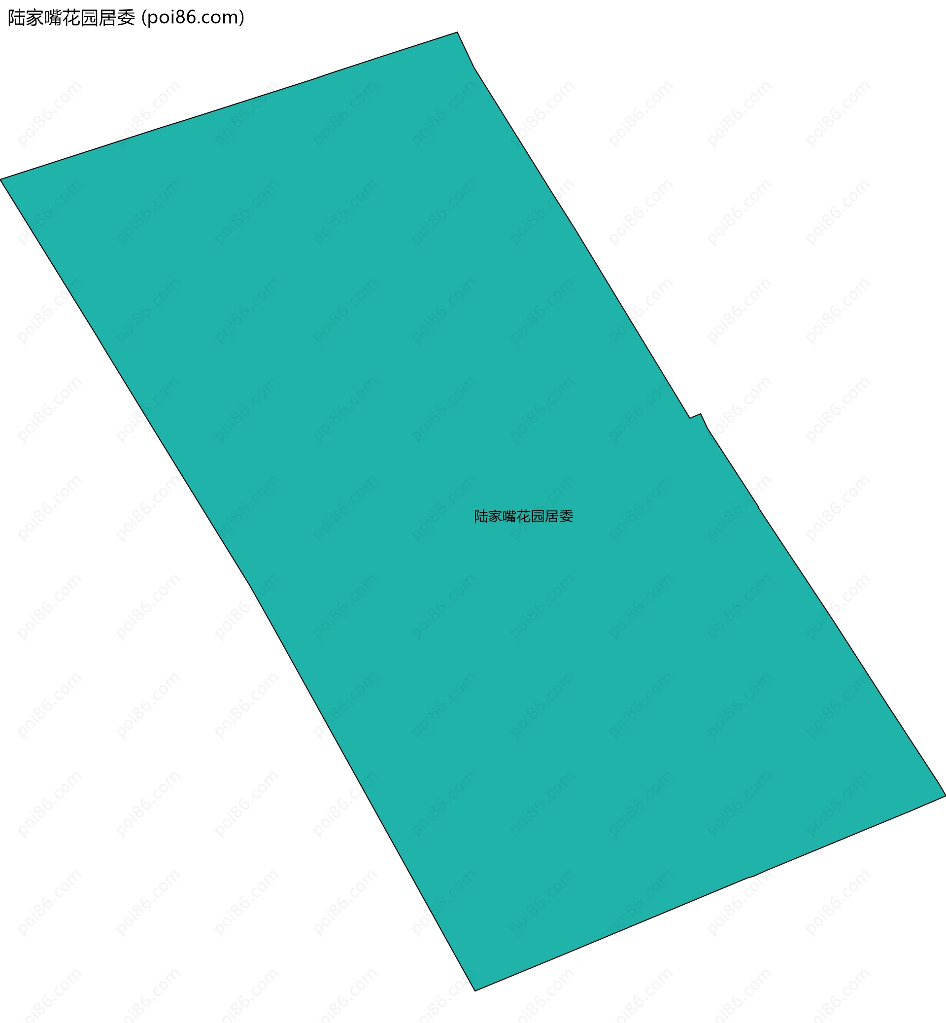 陆家嘴花园居委边界地图