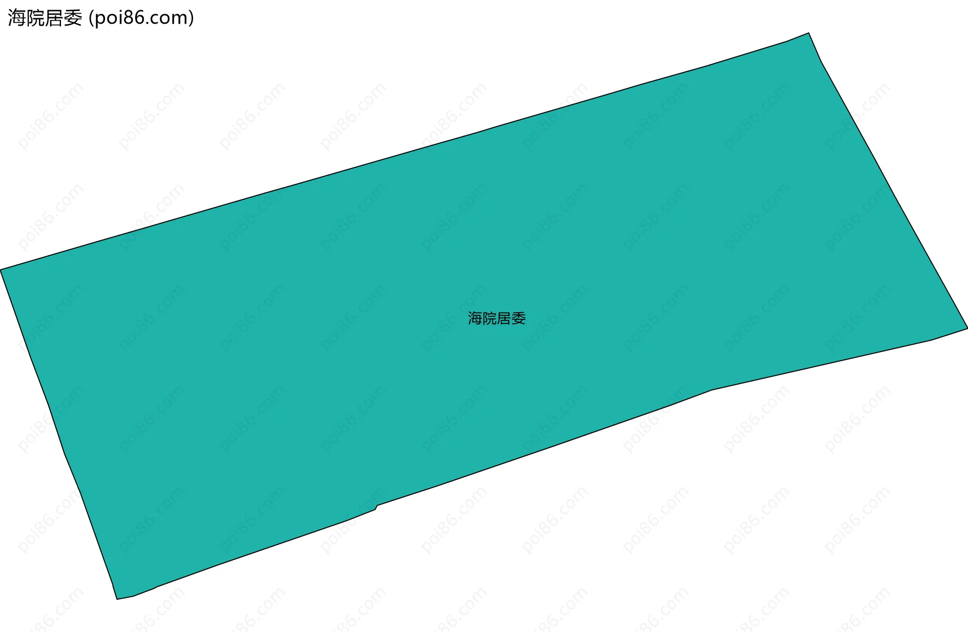 海院居委边界地图