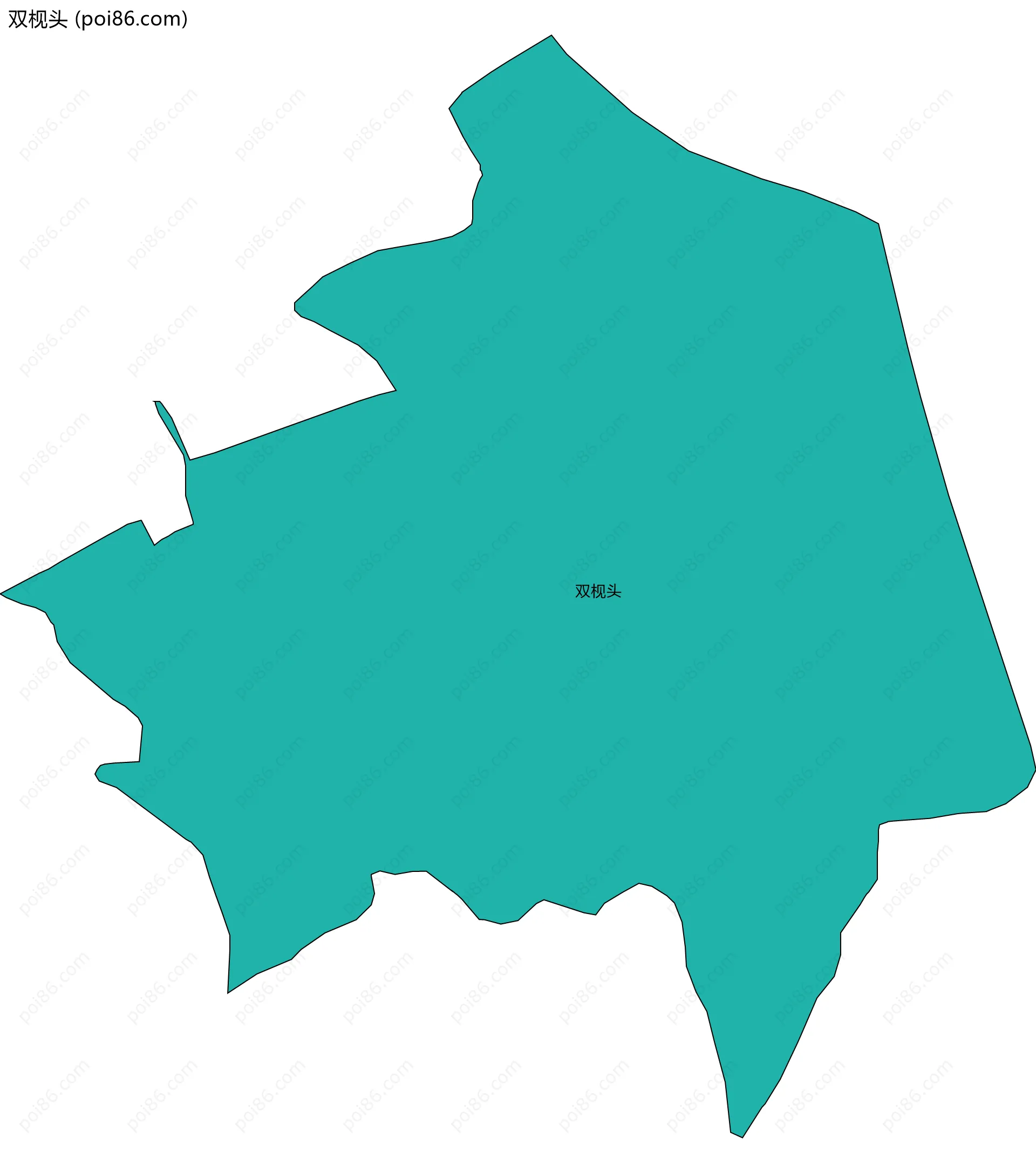双枧头边界地图