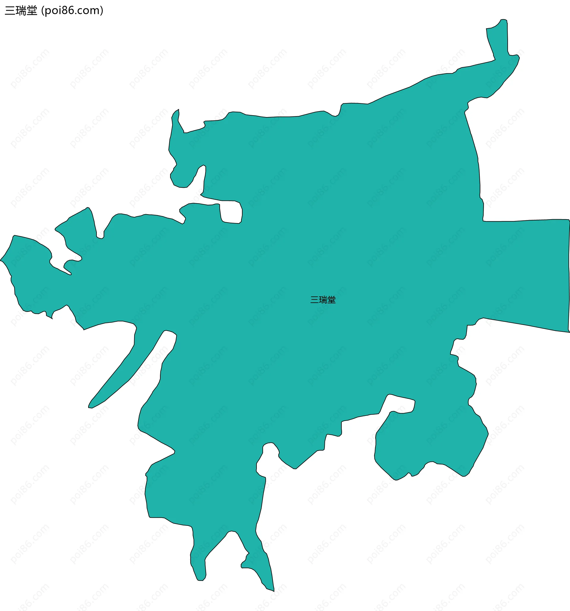 三瑞堂边界地图