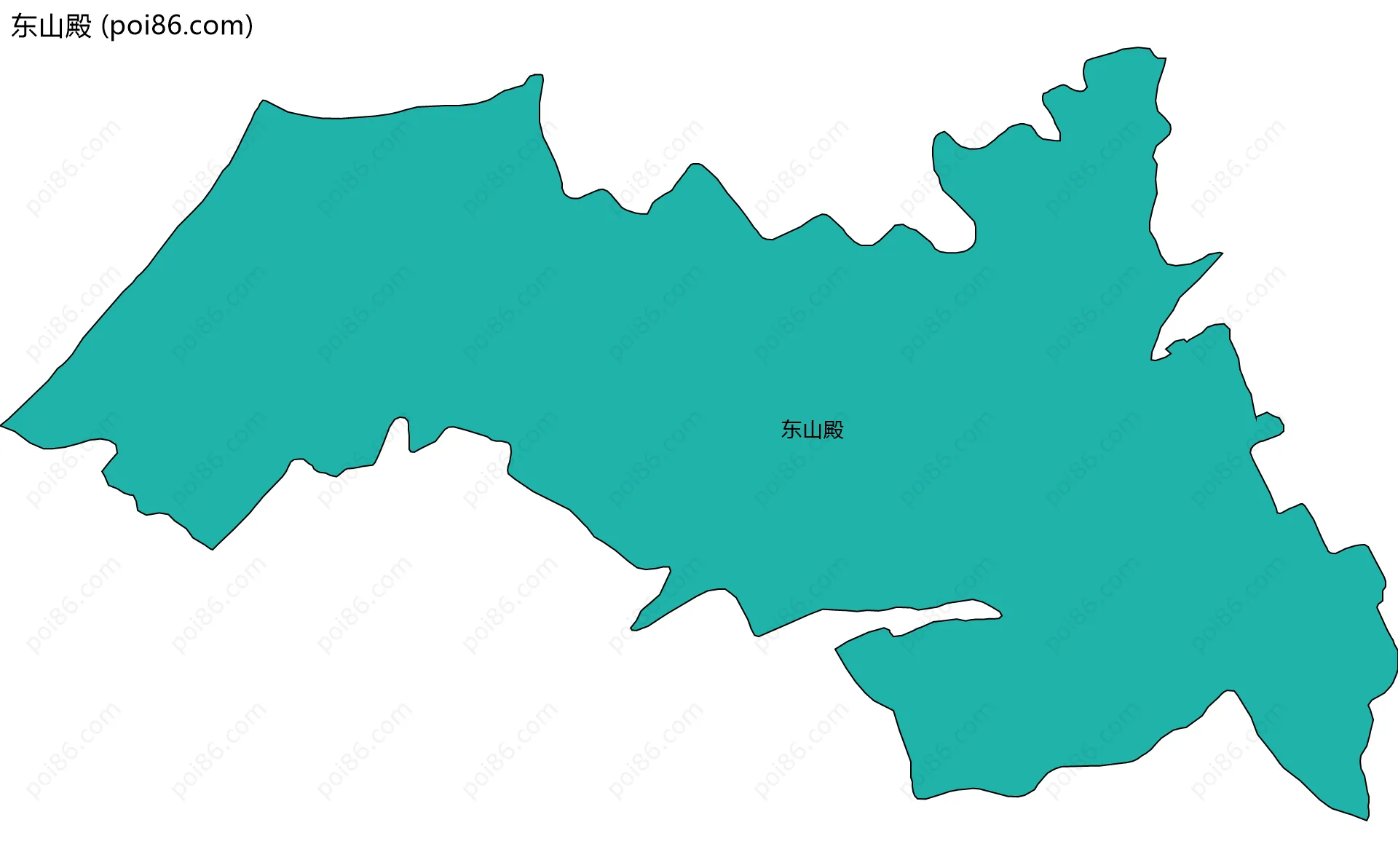 东山殿边界地图