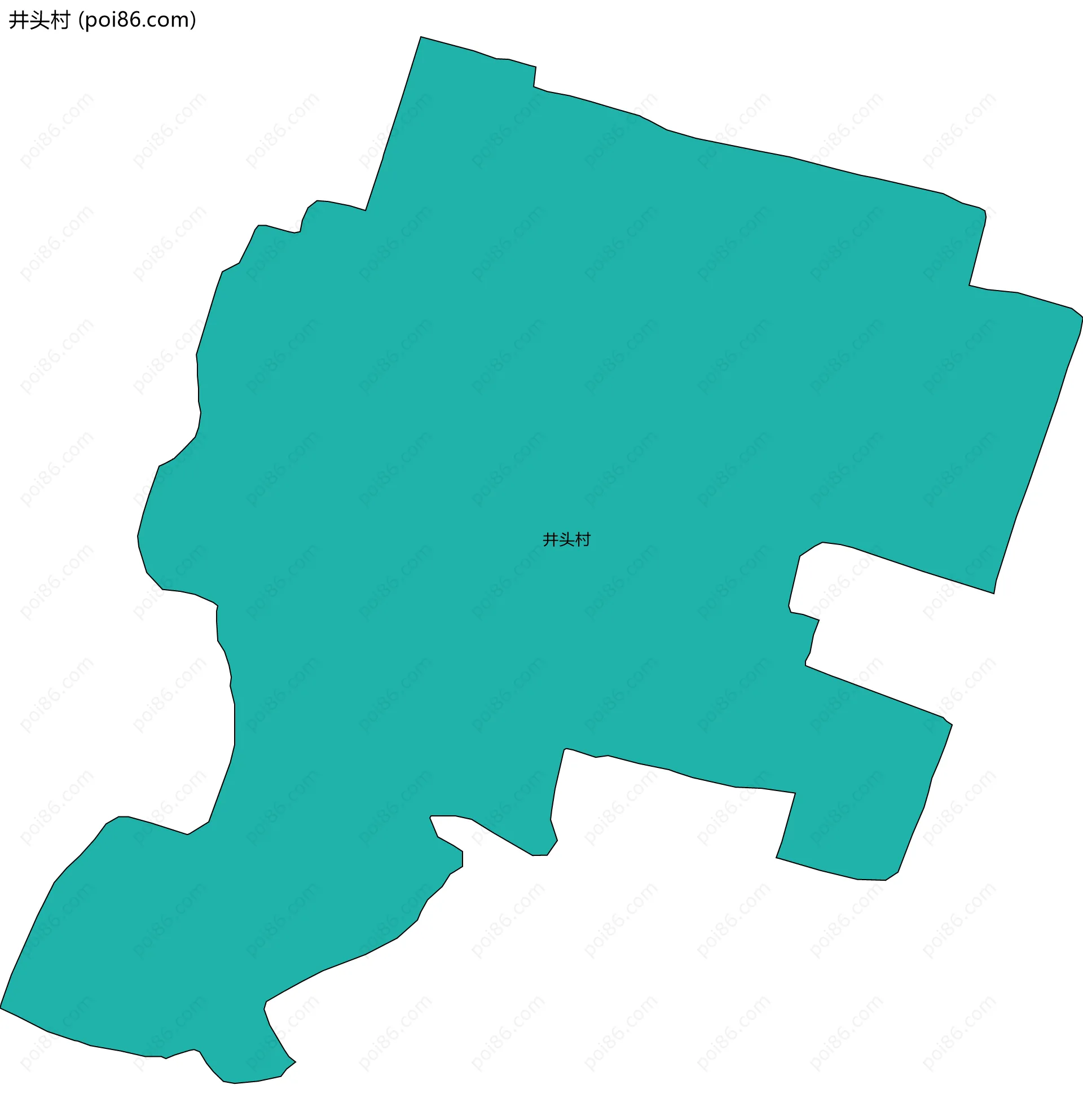 井头村边界地图