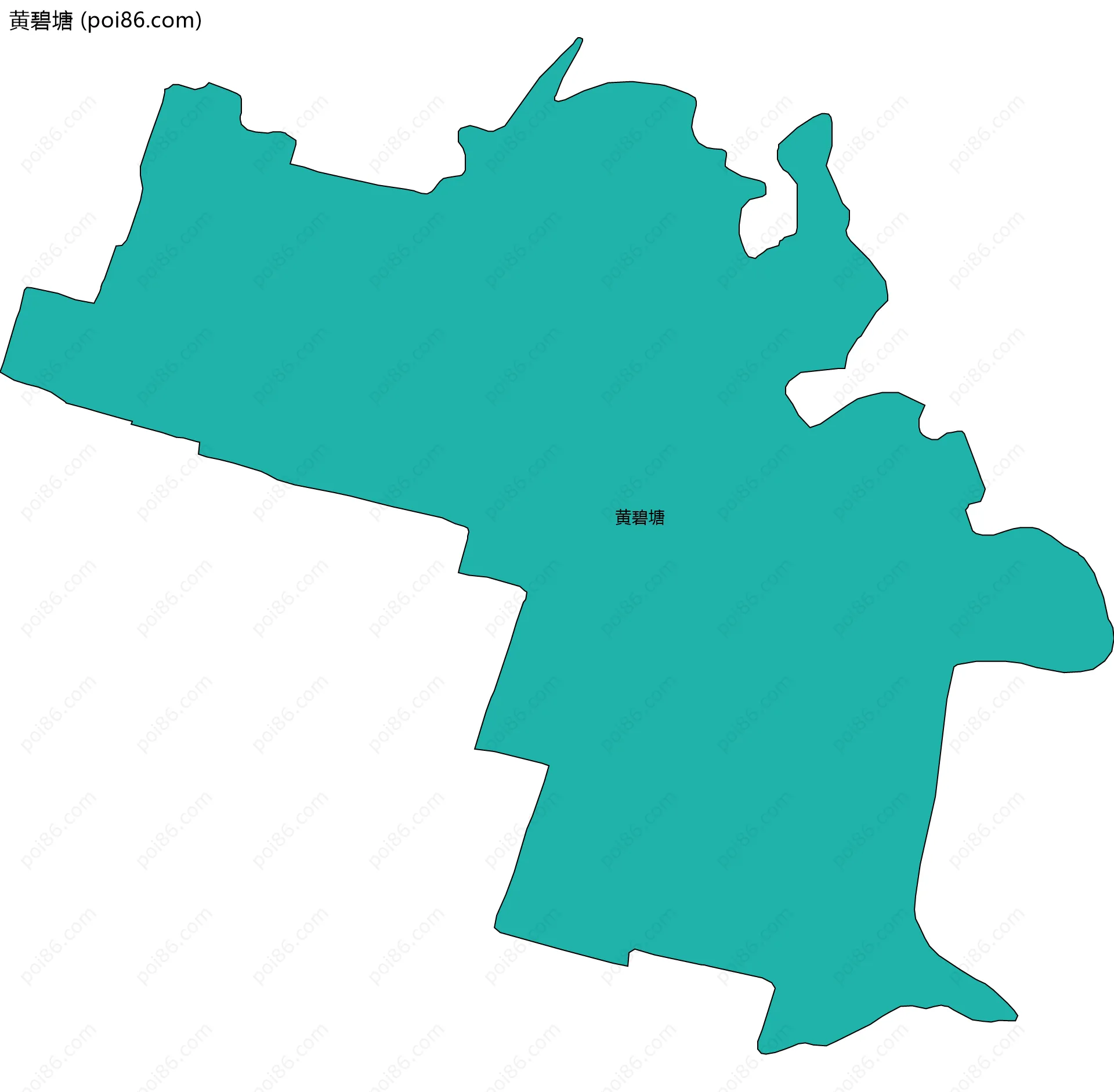 黄碧塘边界地图