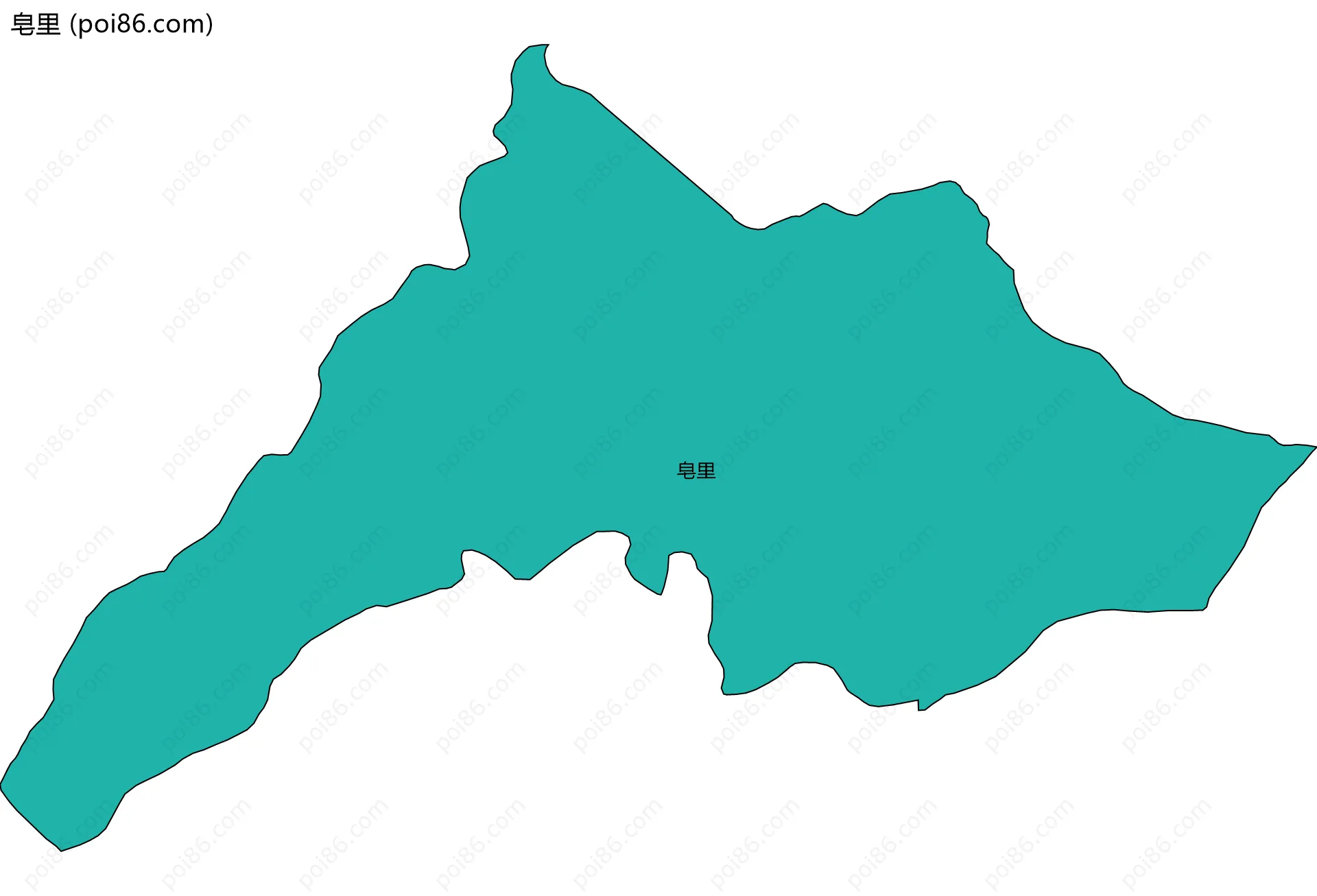 皂里边界地图