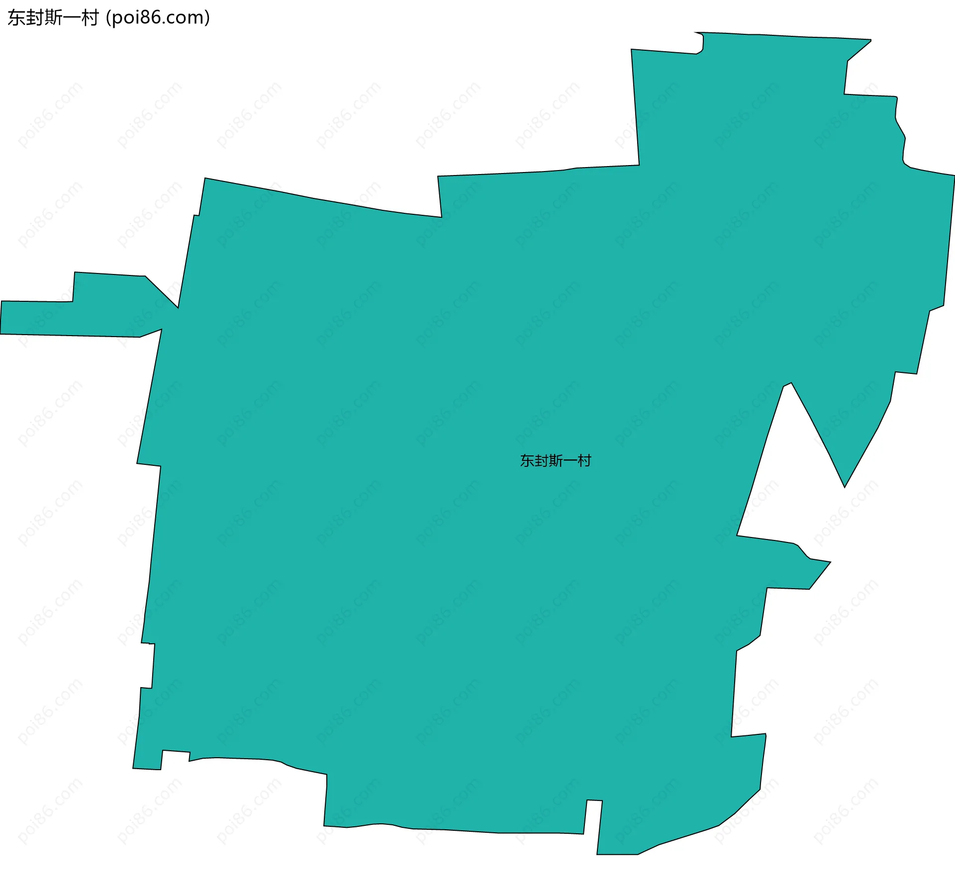 东封斯一村边界地图