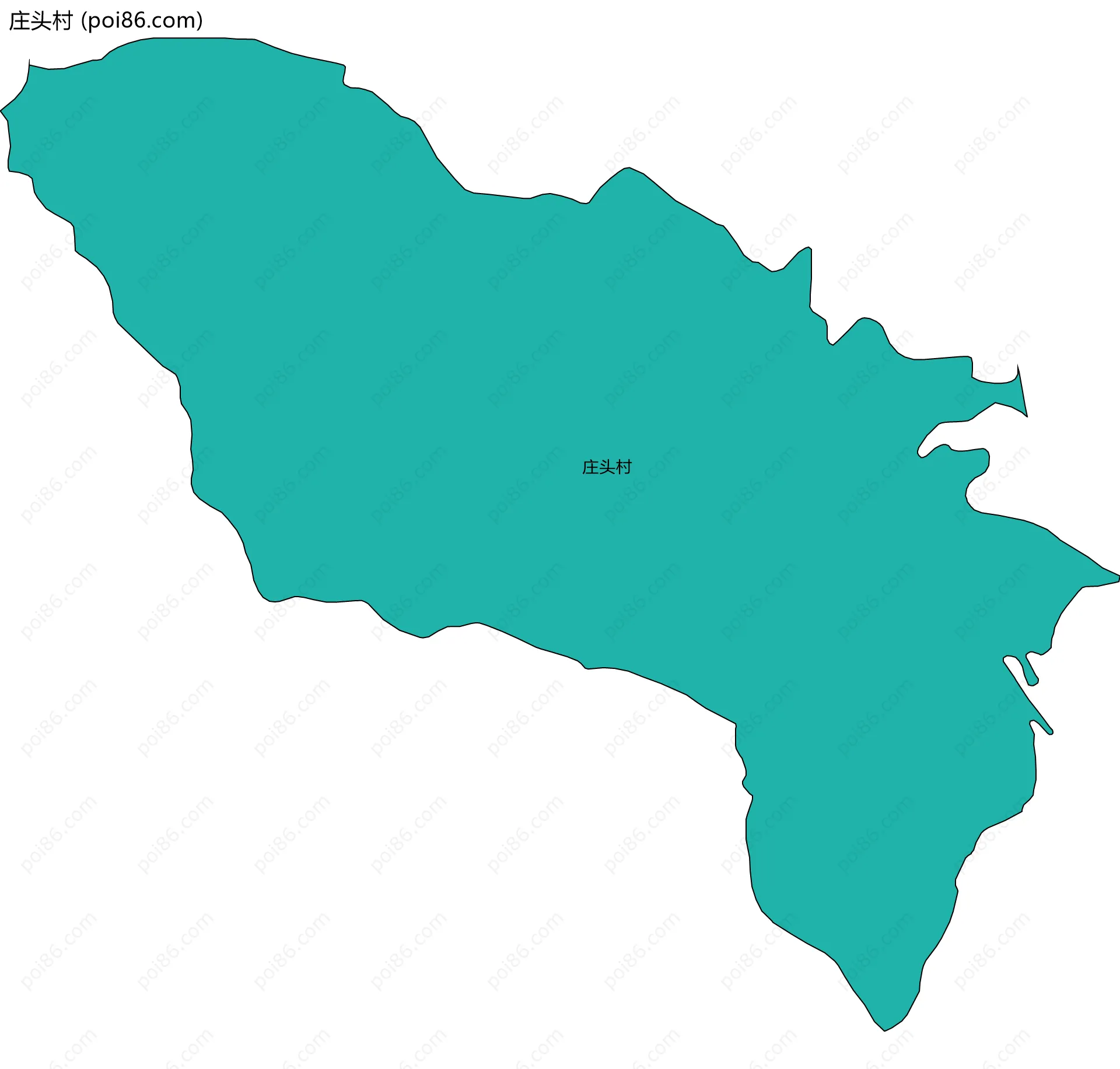 庄头村边界地图