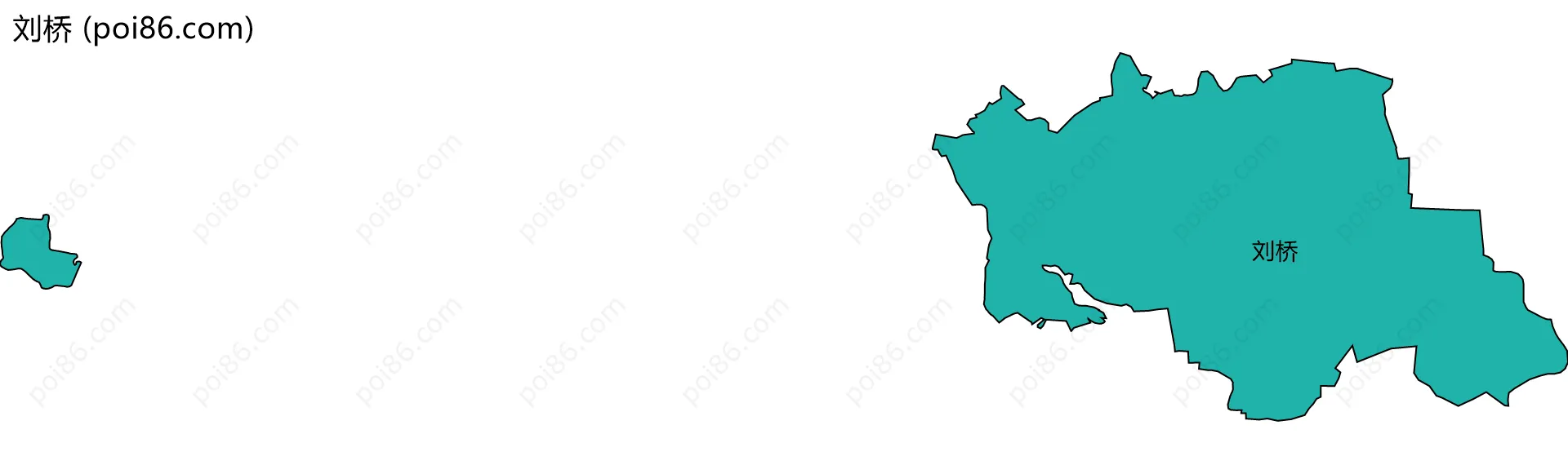 刘桥边界地图