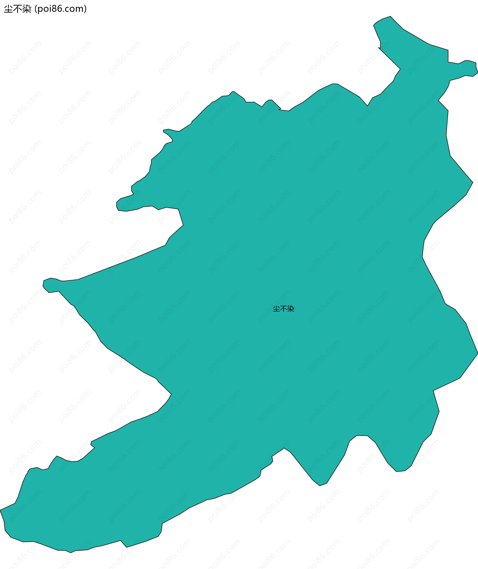 尘不染边界地图