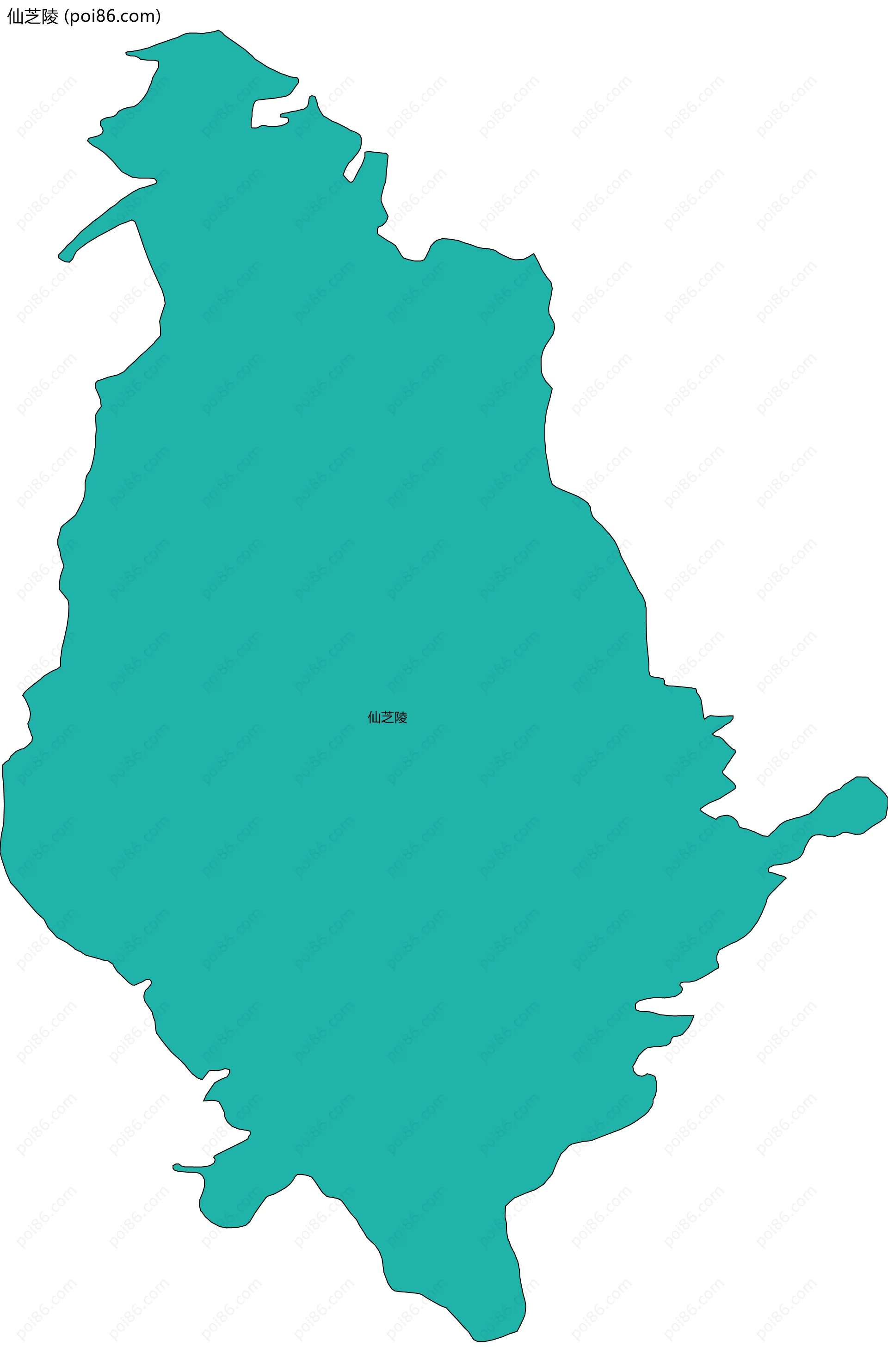 仙芝陵边界地图