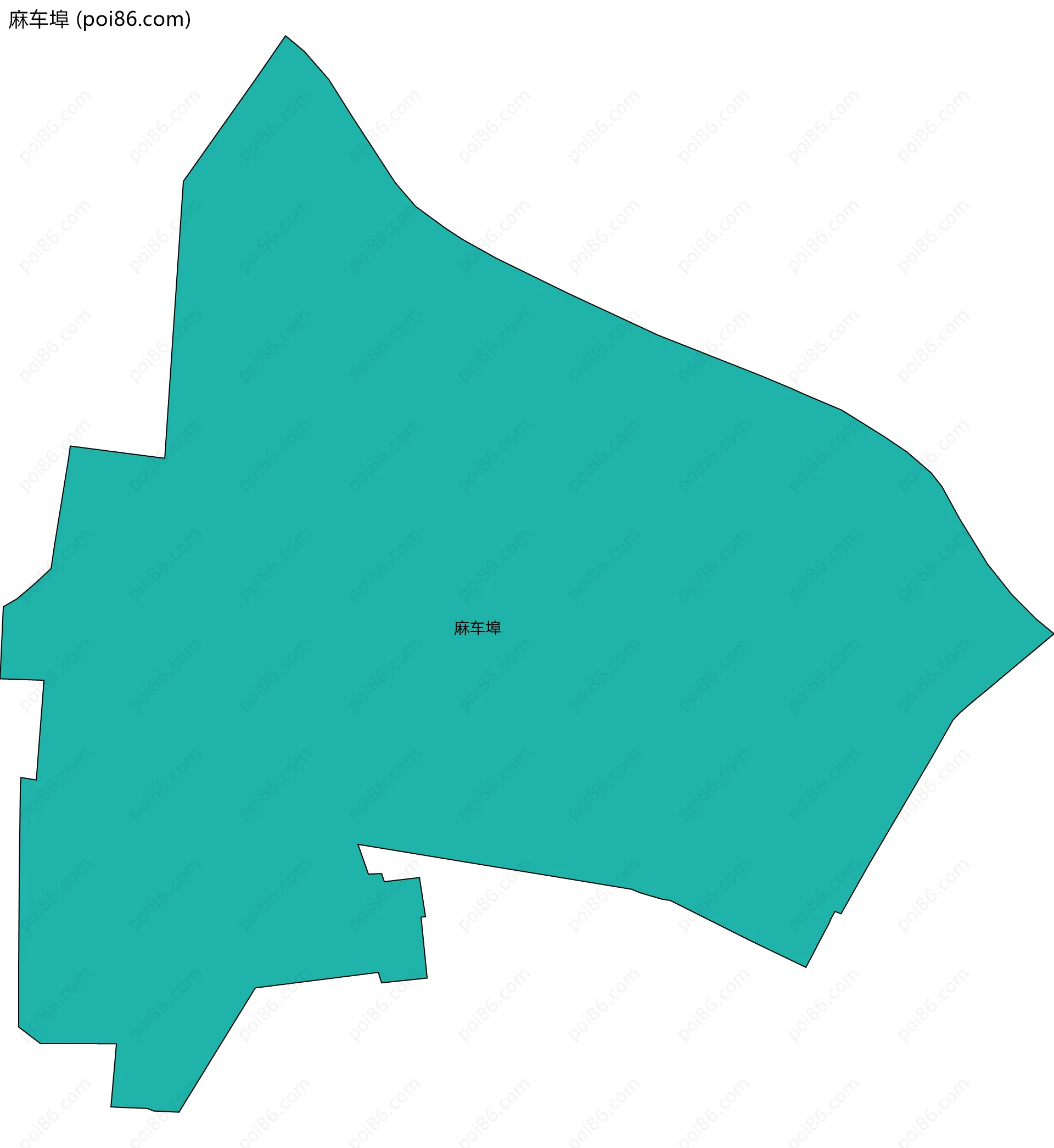 麻车埠边界地图