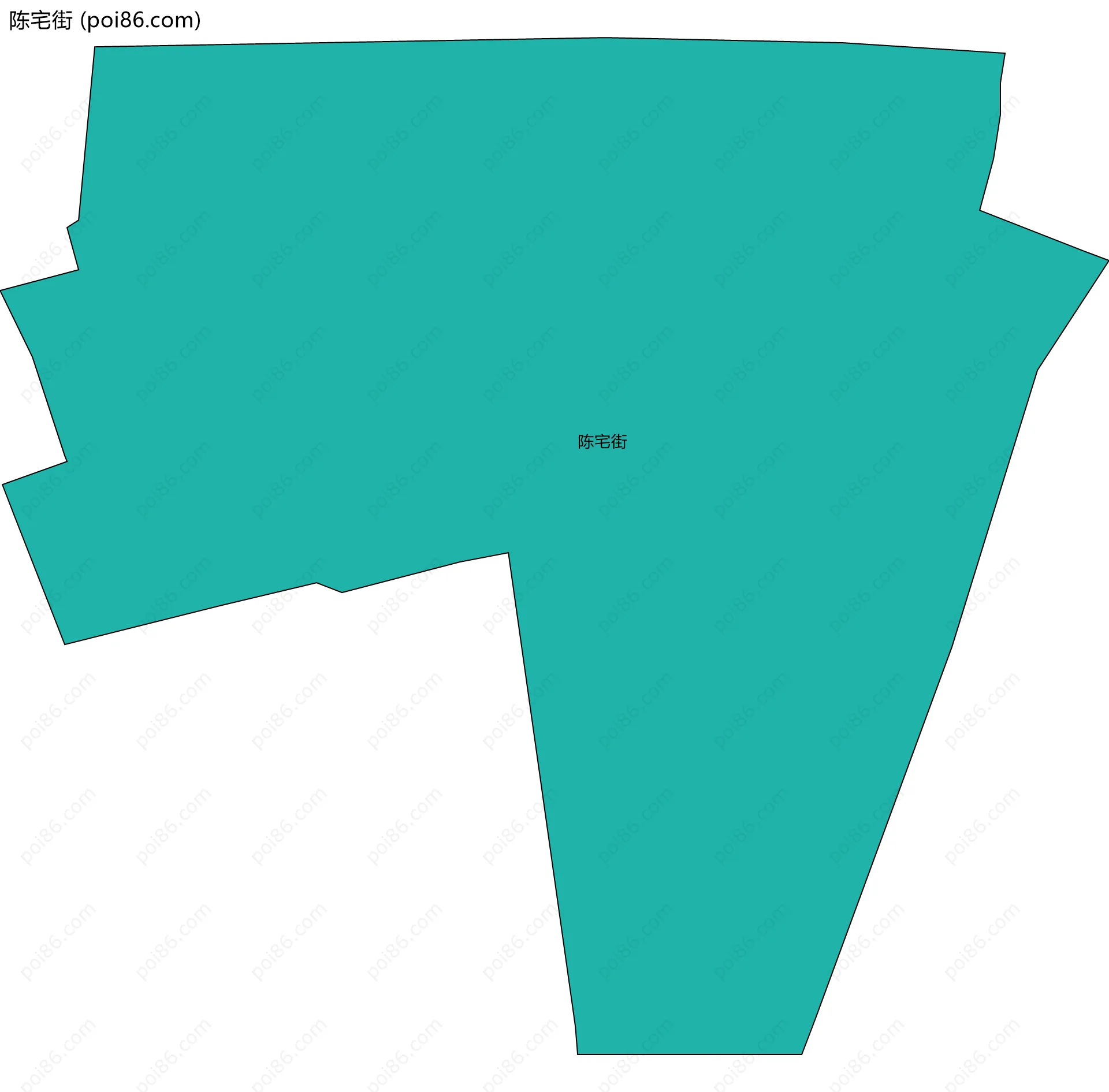 陈宅街边界地图