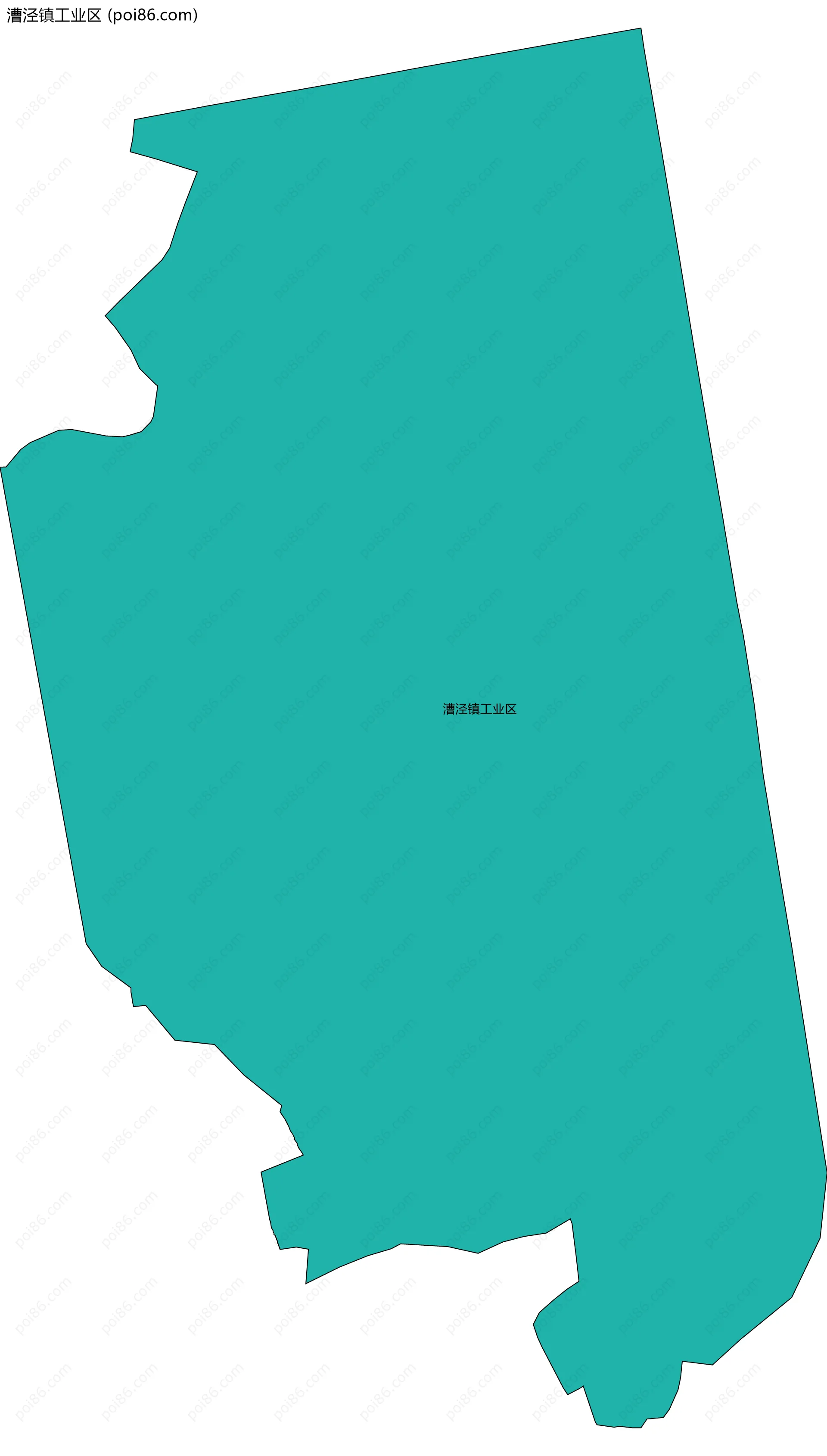 漕泾镇工业区边界地图