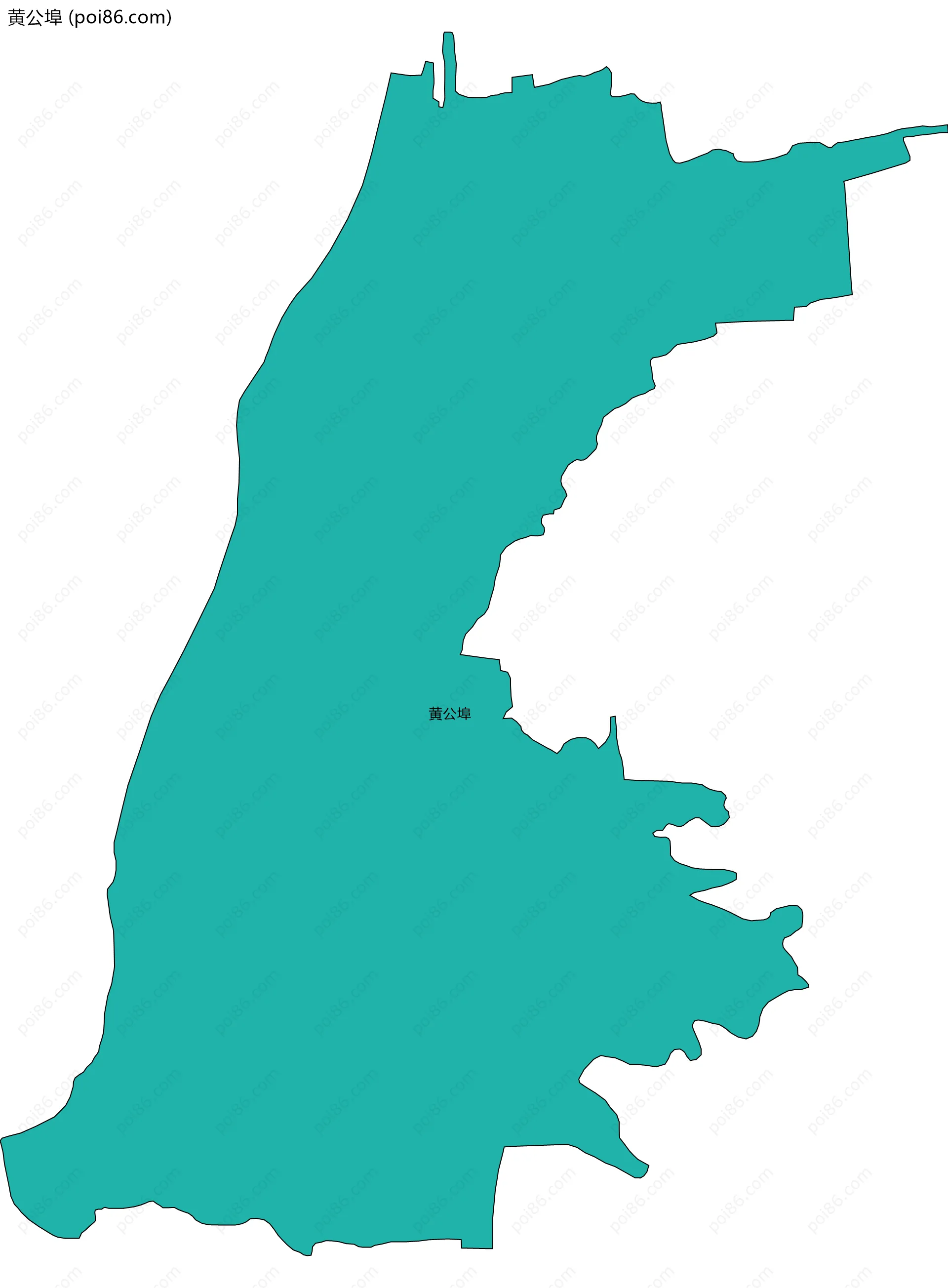 黄公埠边界地图
