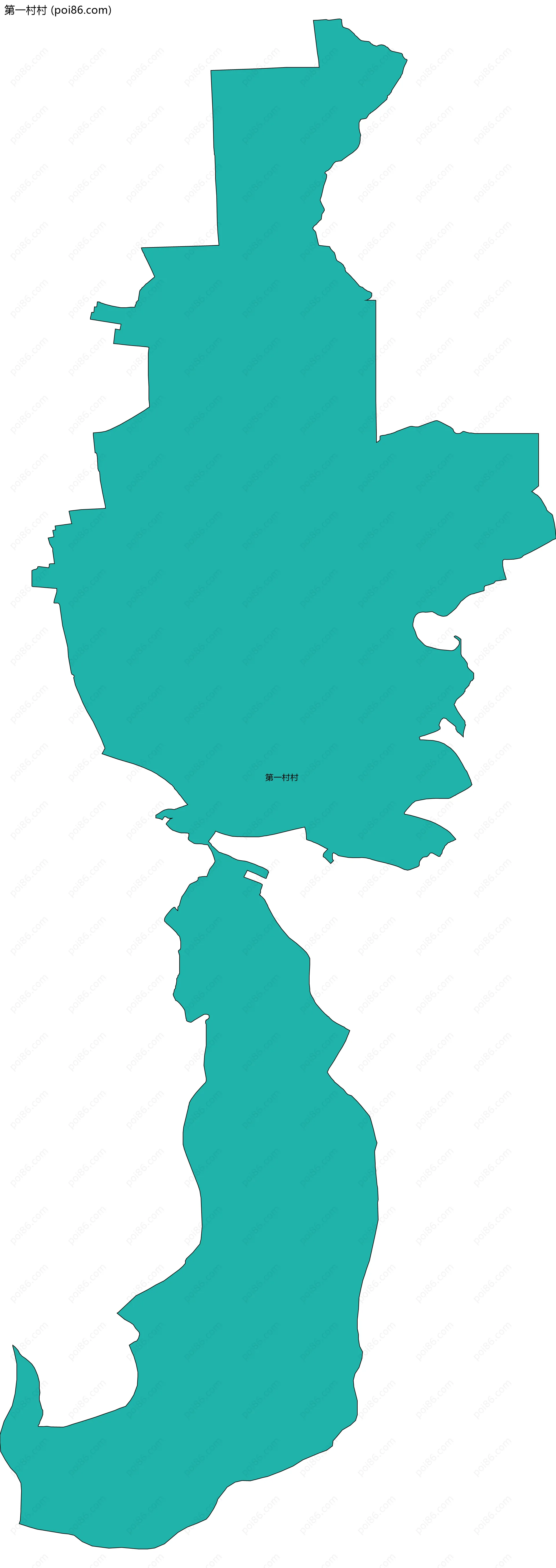 第一村村边界地图