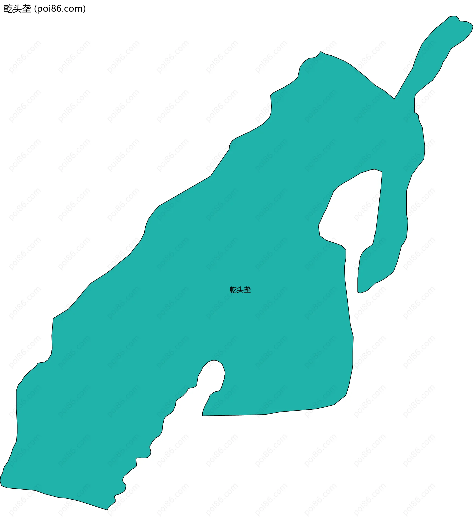 乾头垄边界地图