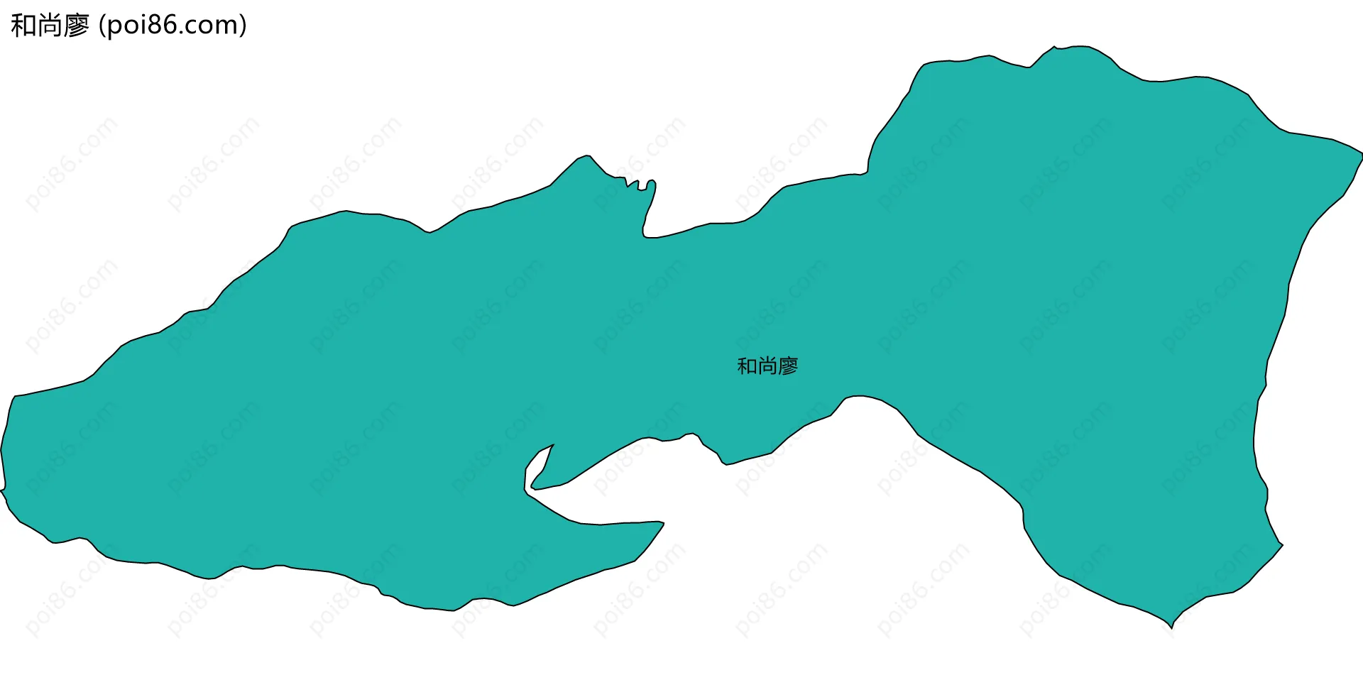 和尚廖边界地图