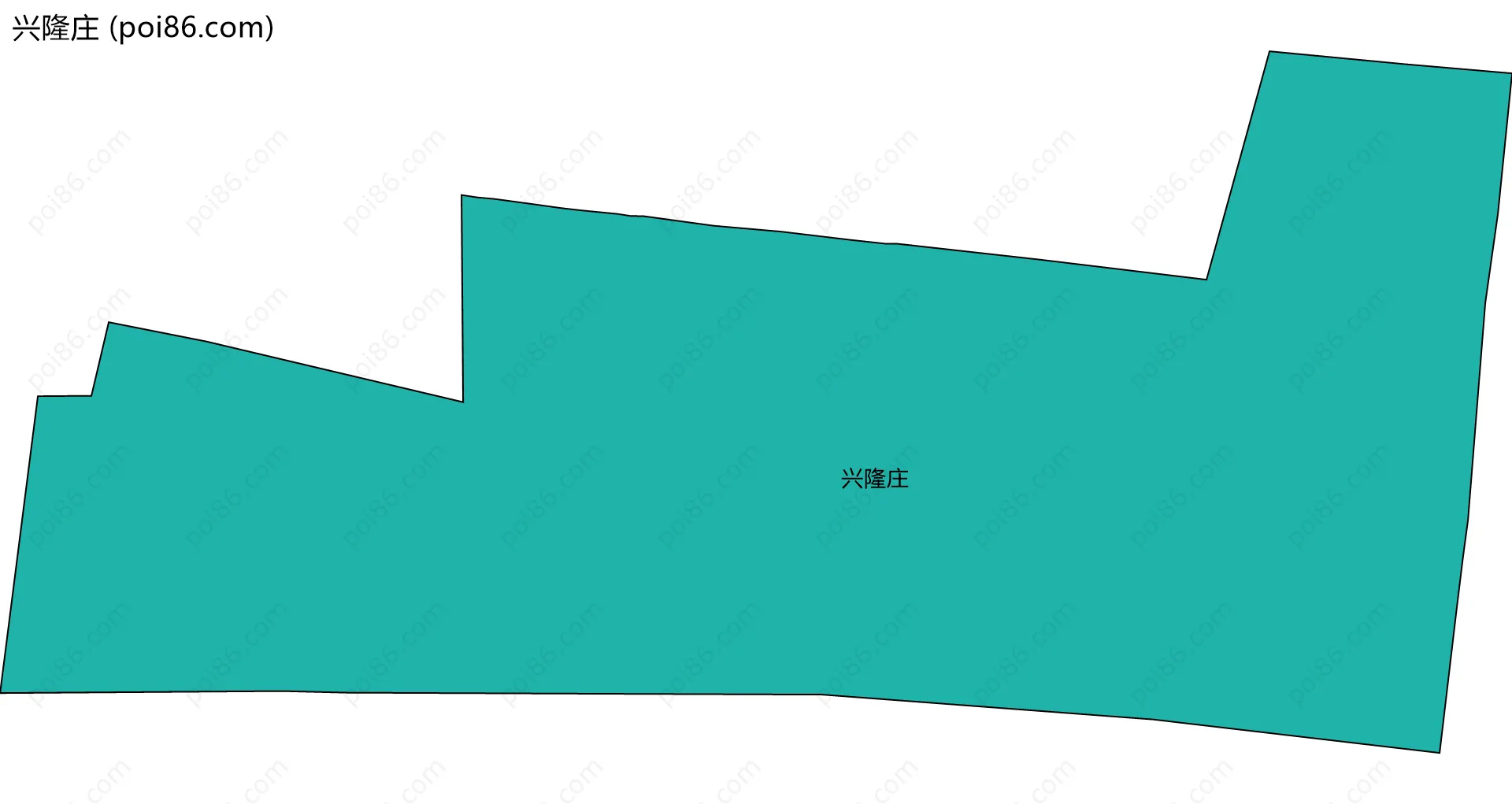 兴隆庄边界地图