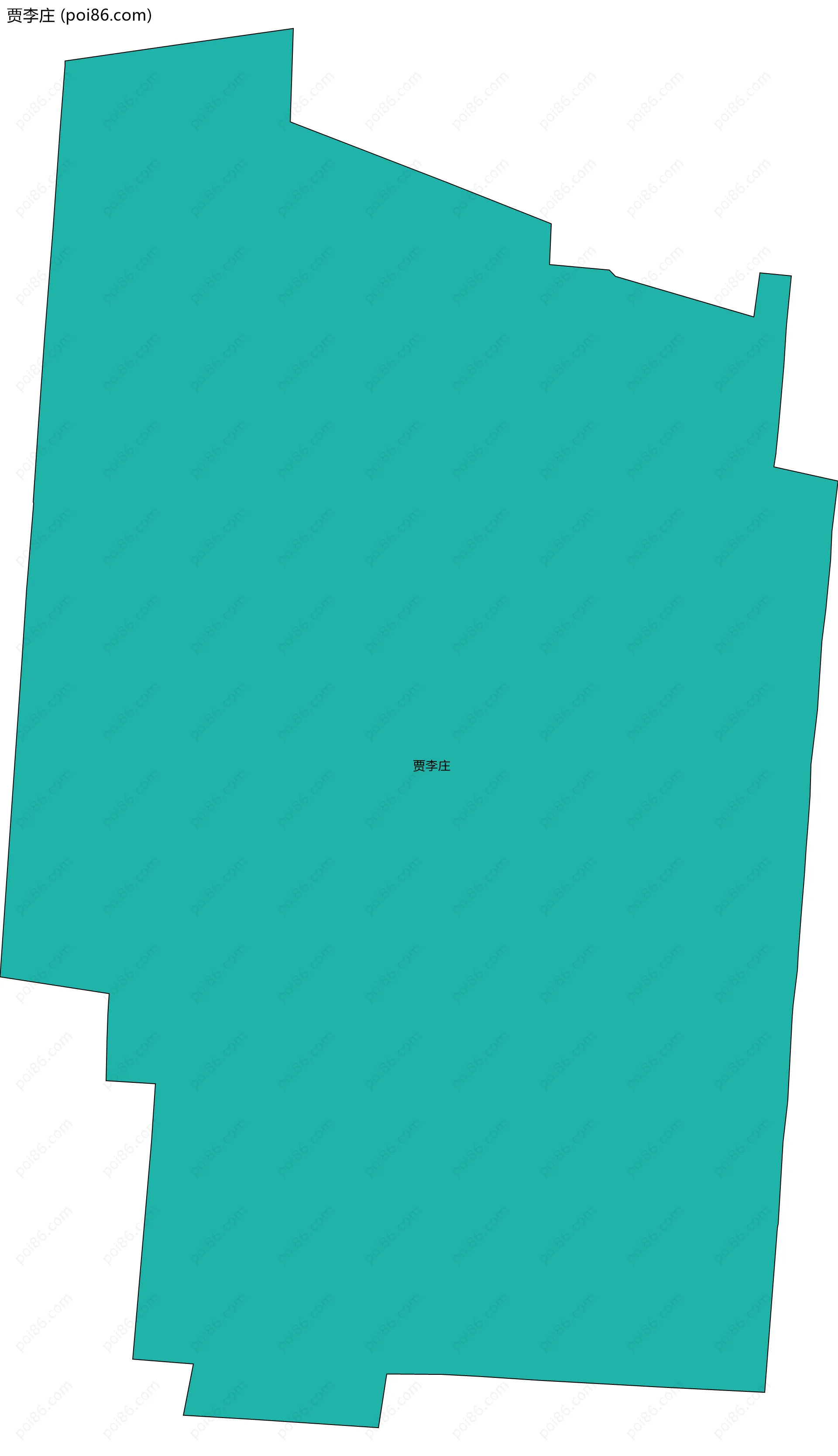 贾李庄边界地图