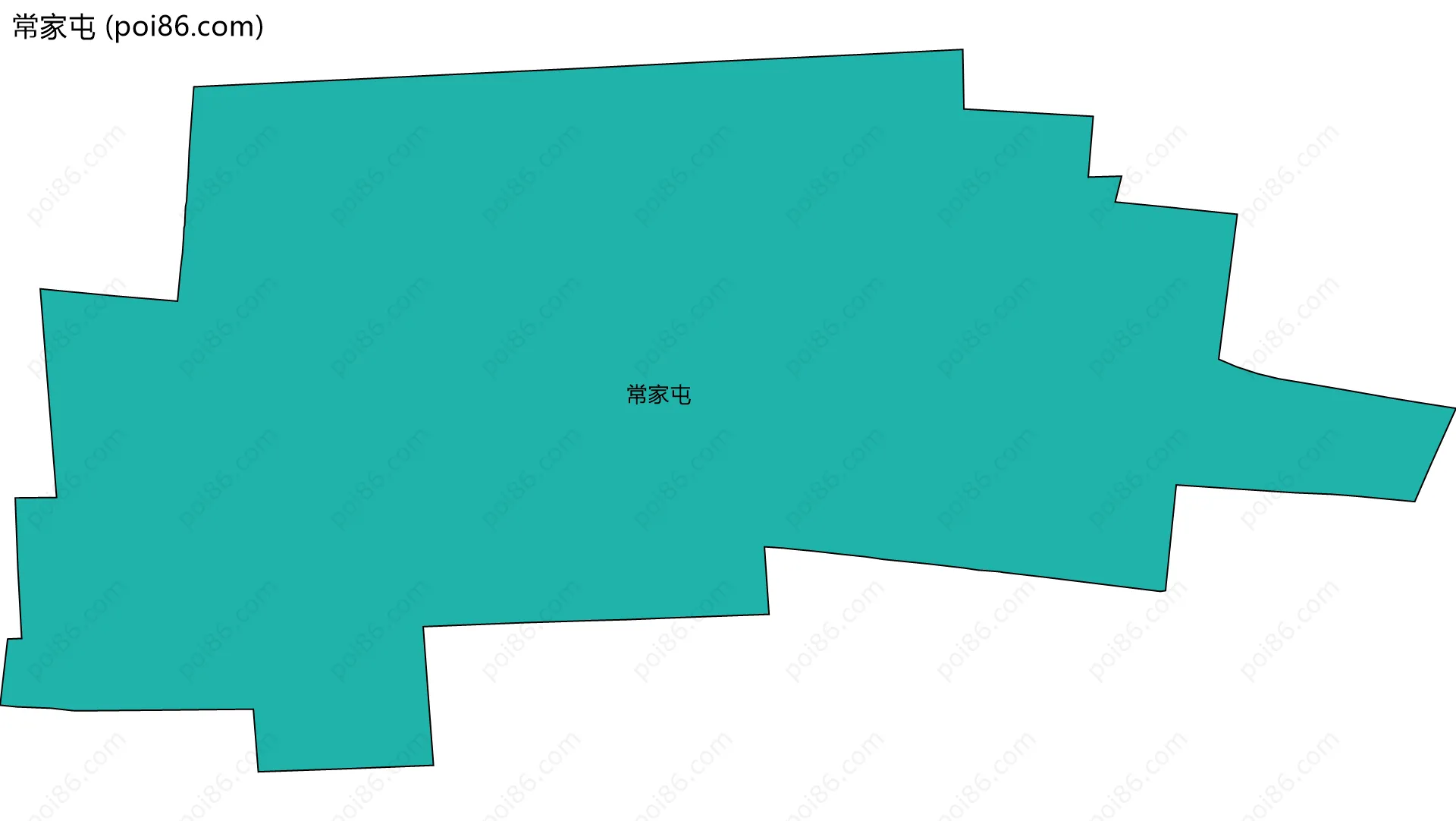 常家屯边界地图