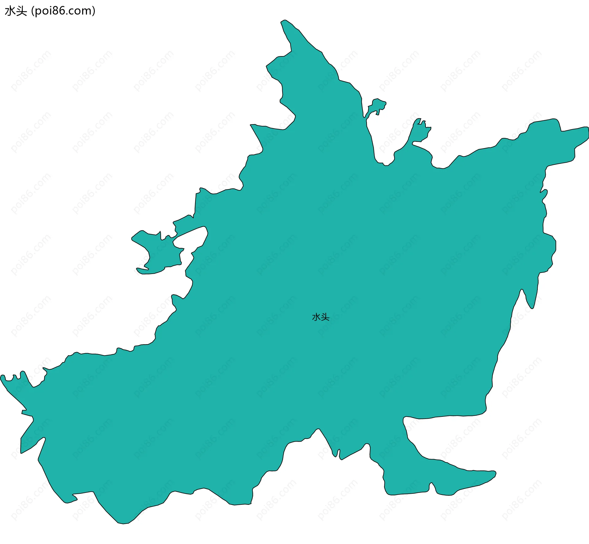 水头边界地图