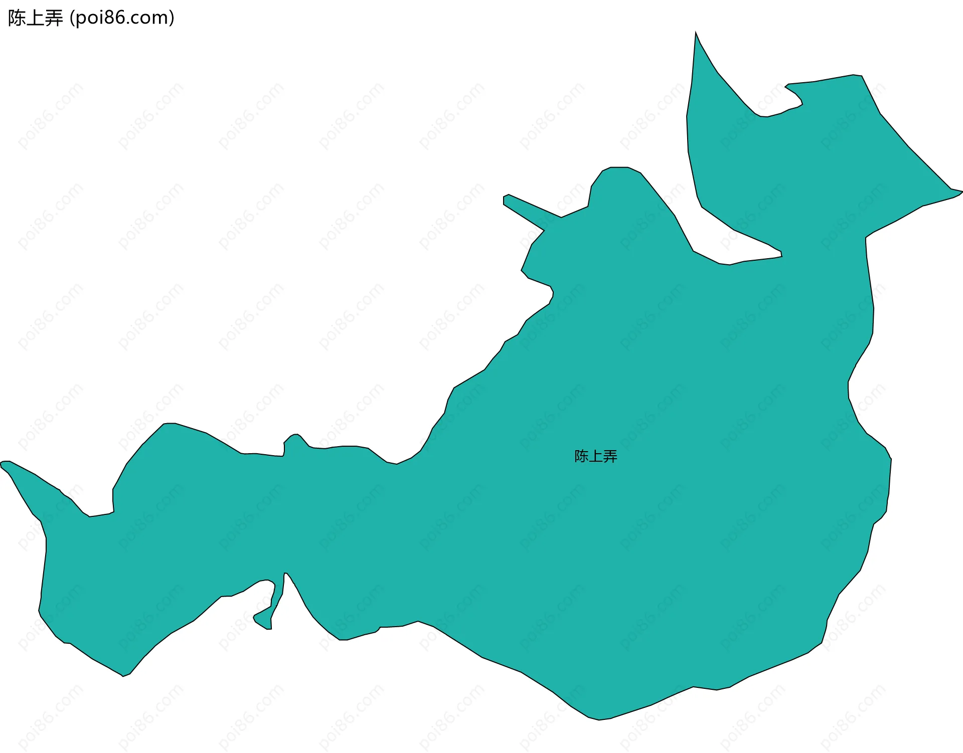 陈上弄边界地图