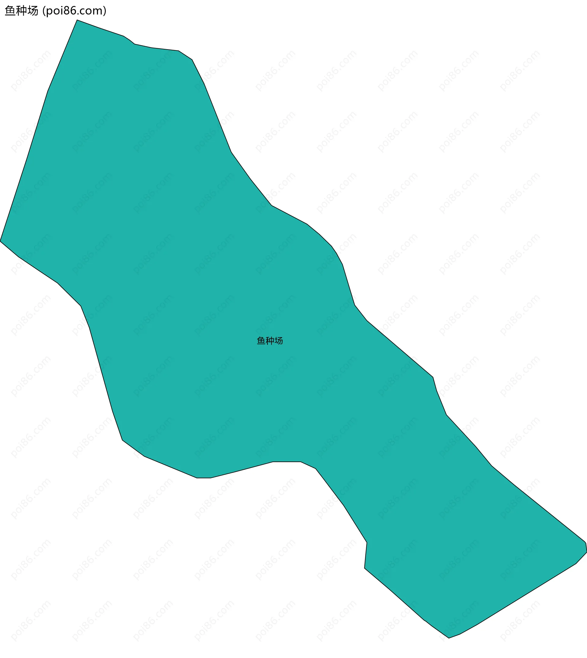 鱼种场边界地图