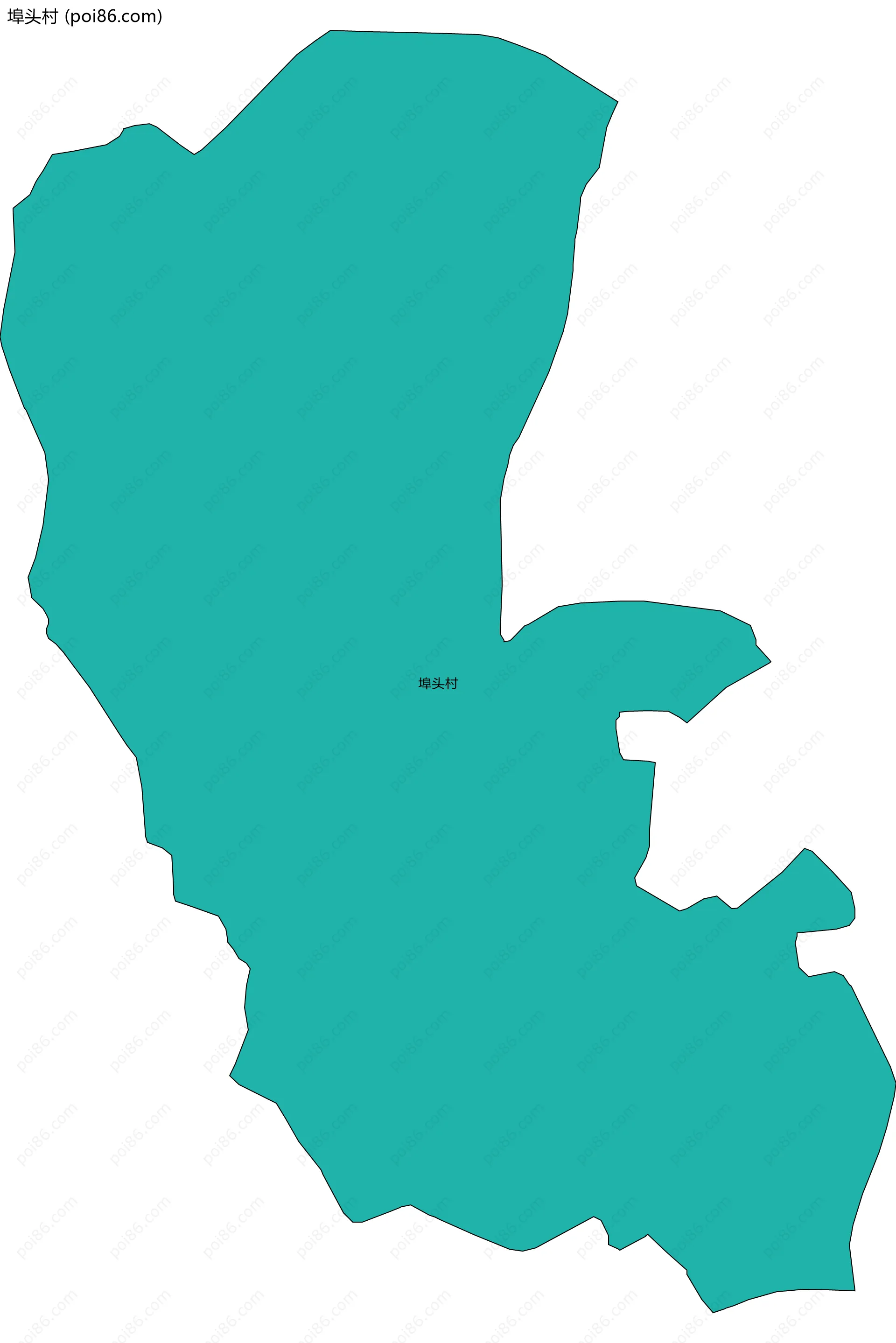 埠头村边界地图