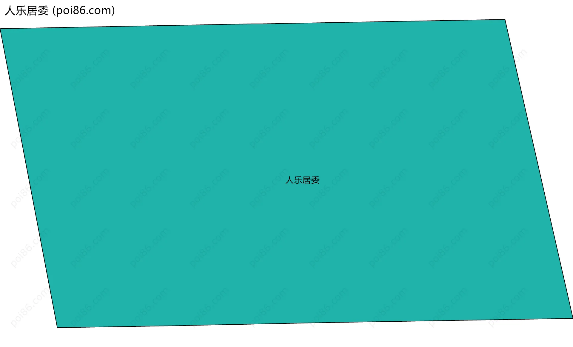 人乐居委边界地图